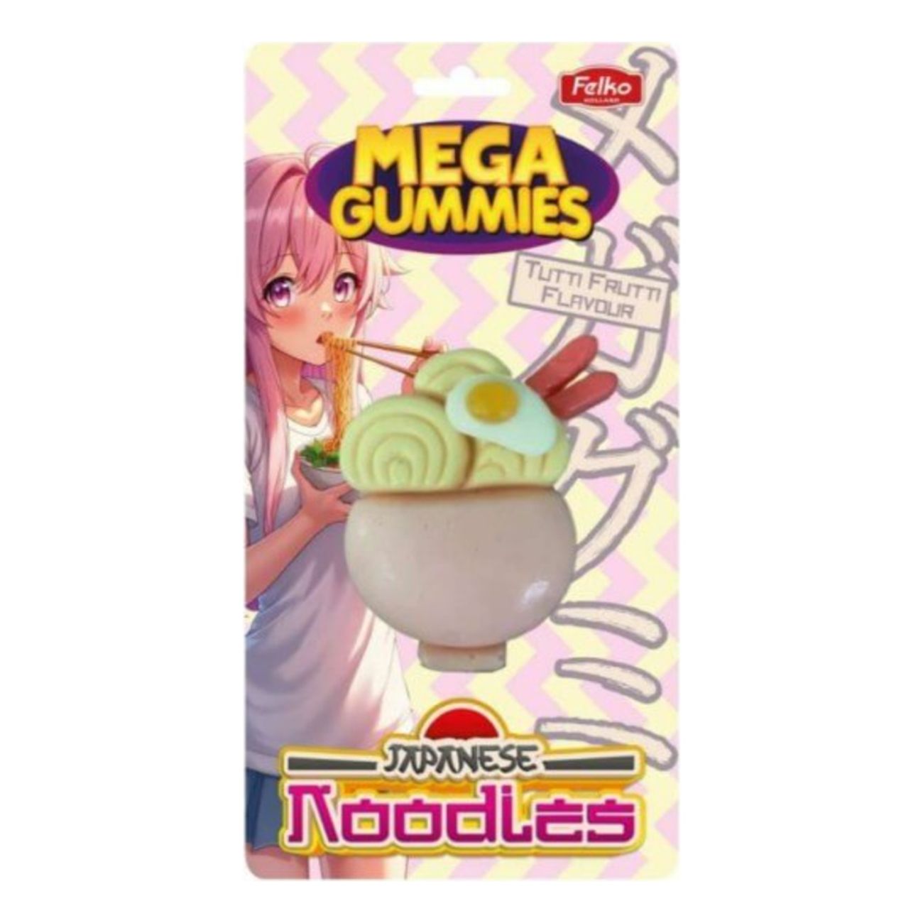 Felko Mega Gummies Japanese Noodles -karkit