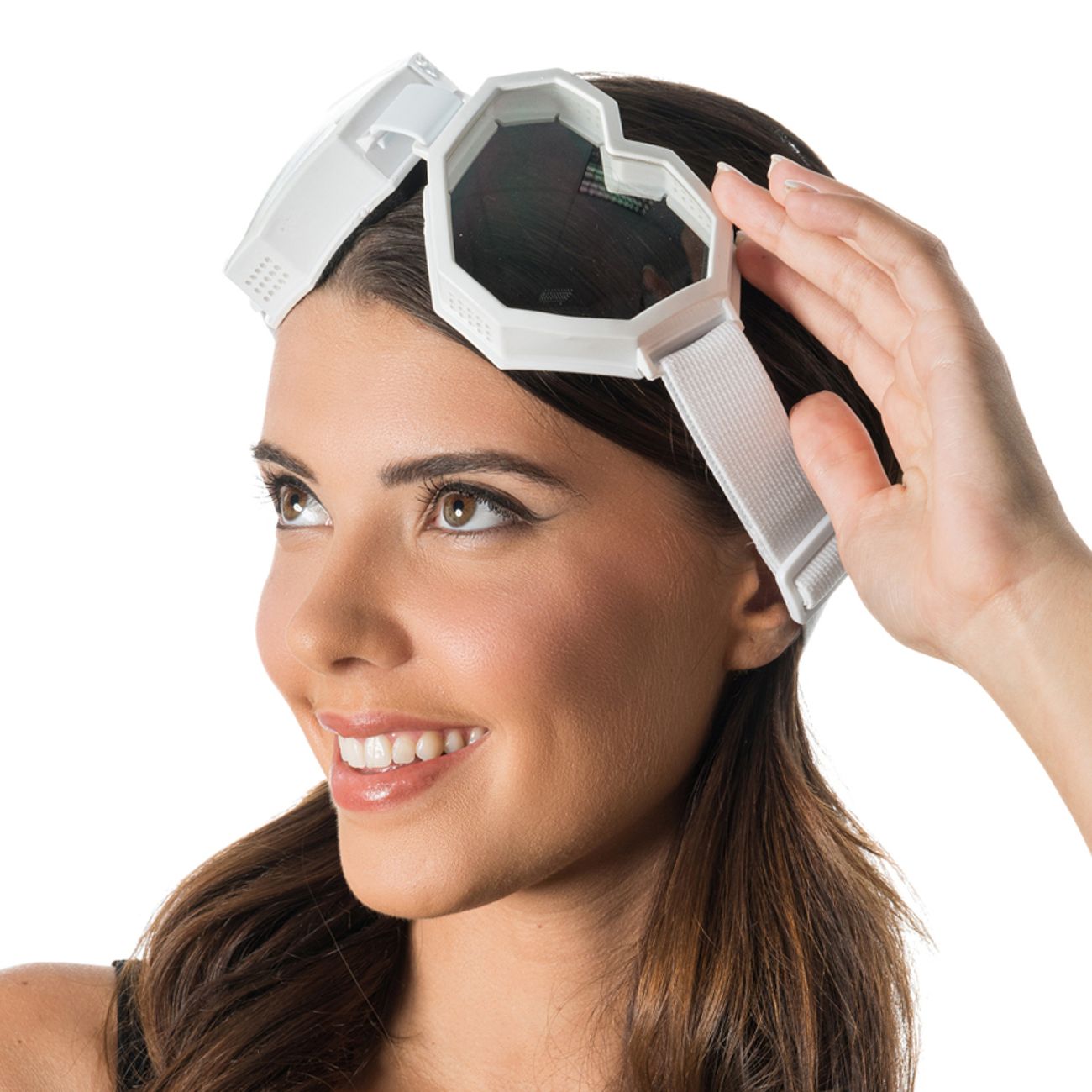 Festivalglasögon Hjärtformade Vita