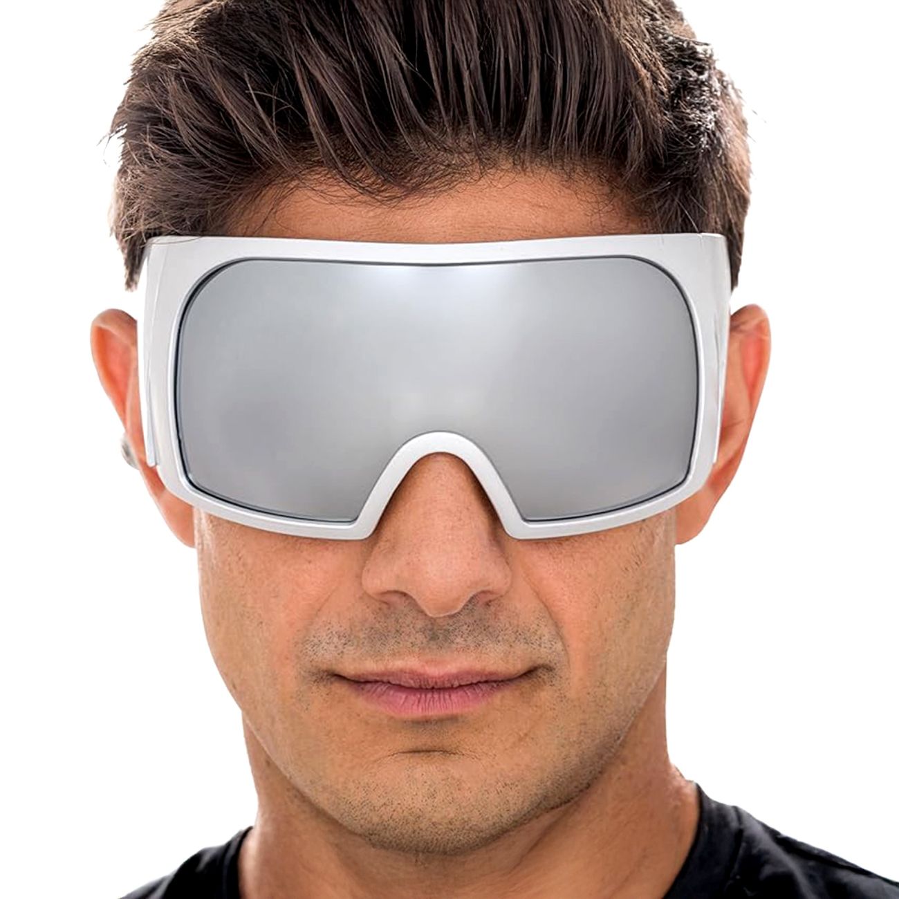 Festivalglasögon Silver med Spegelglas