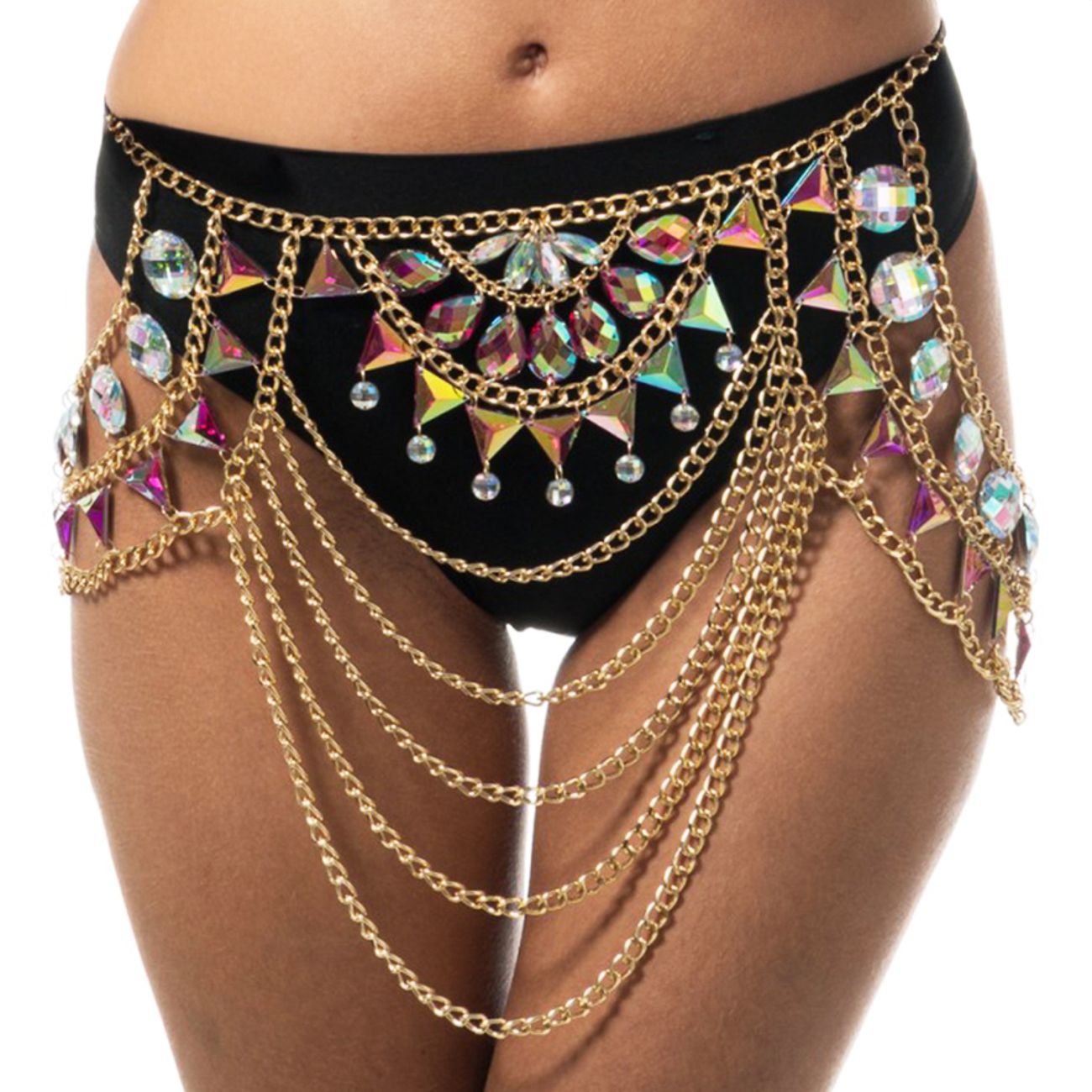 Festivalkjol Diamanter Rosa