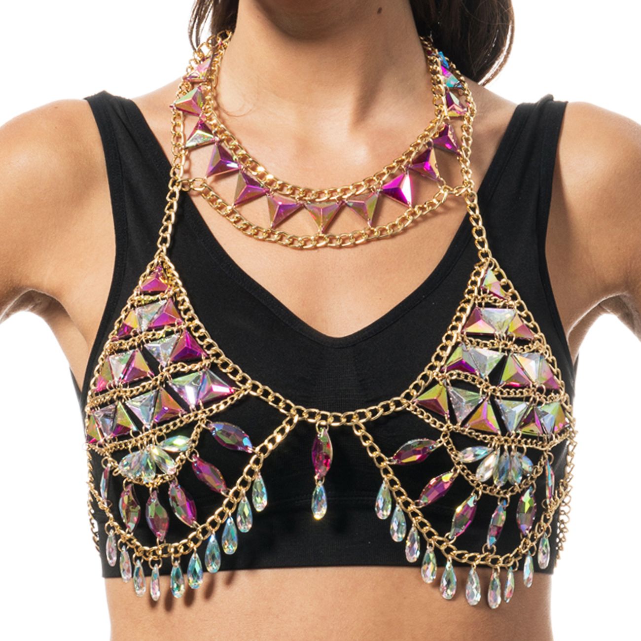 Festivaltopp Diamanter Rosa