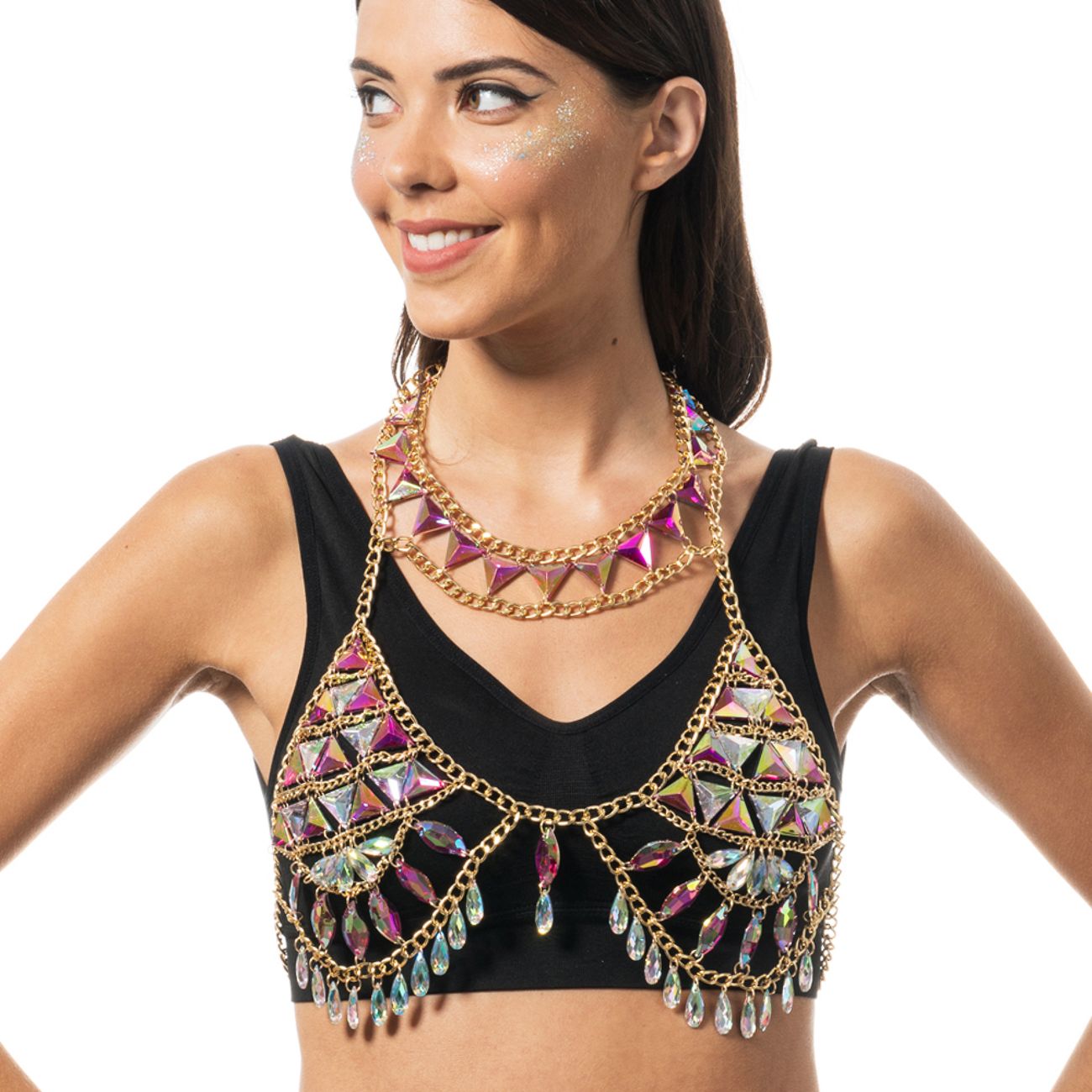 Festivaltopp Diamanter Rosa