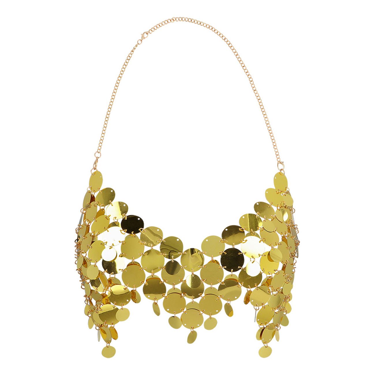 Festivaltopp Paljetter Guld