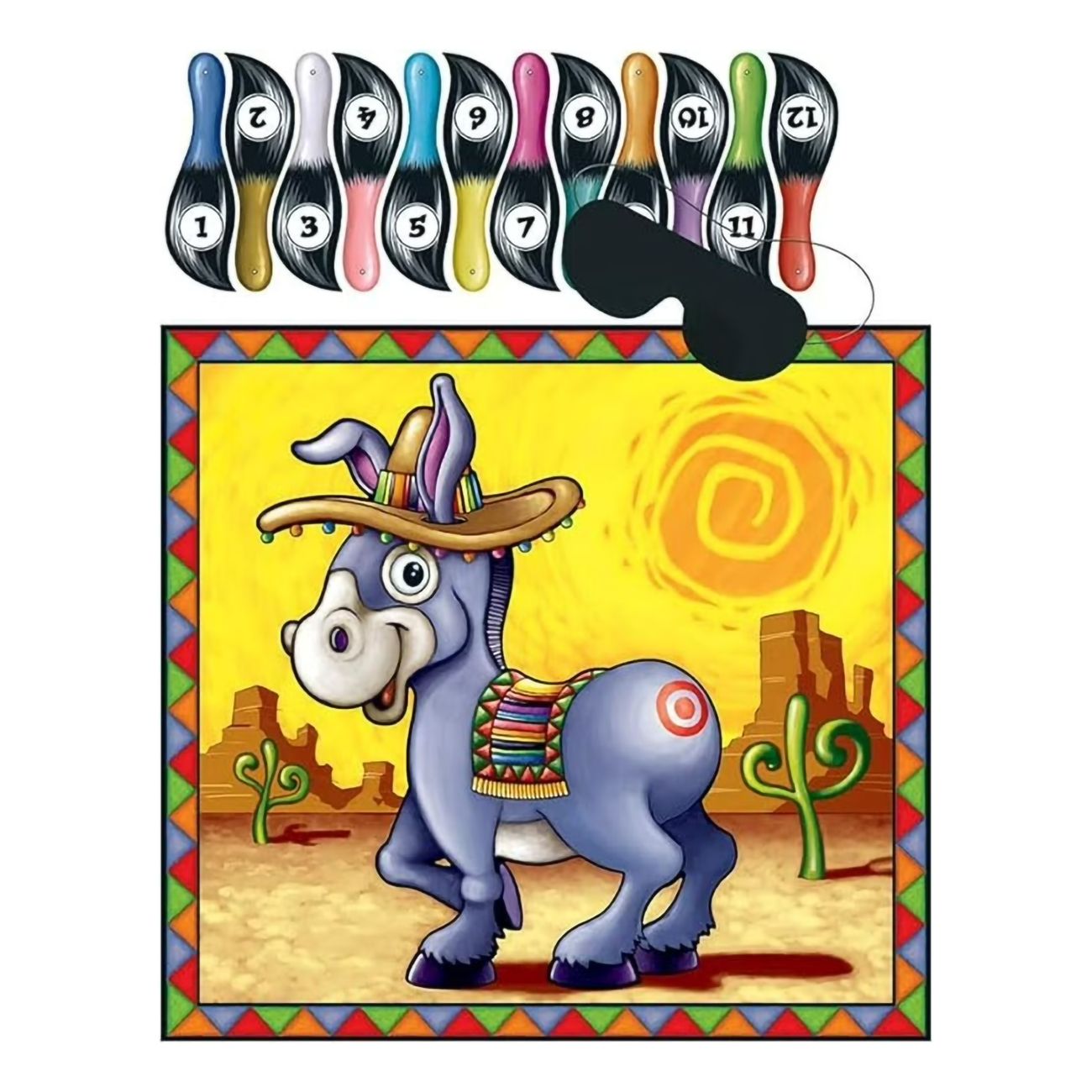 Juhlapeli Pin the Tail
