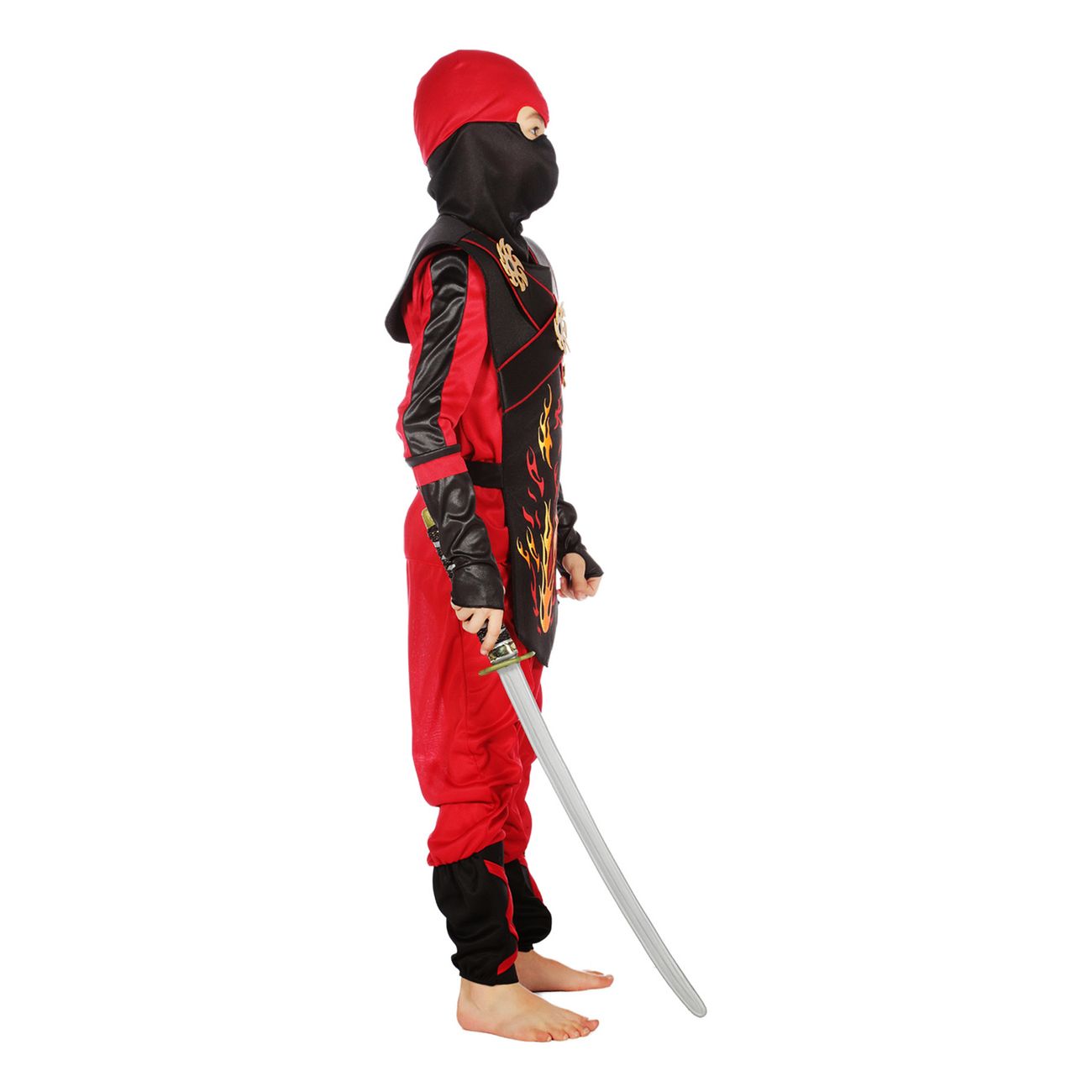 fire-ninja-barn-maskeraddrakt-106874-3
