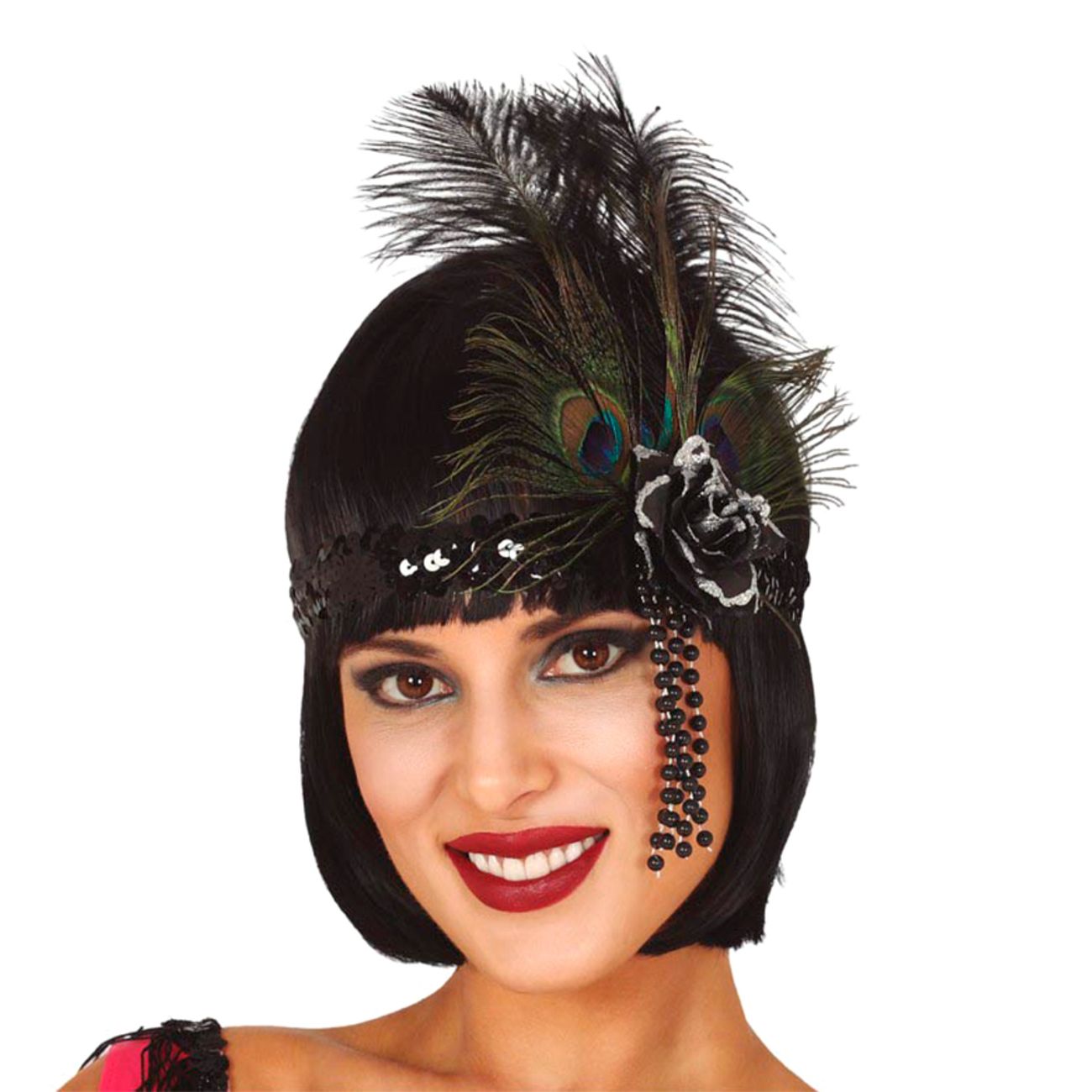 Flapper Pandebånd Fjer