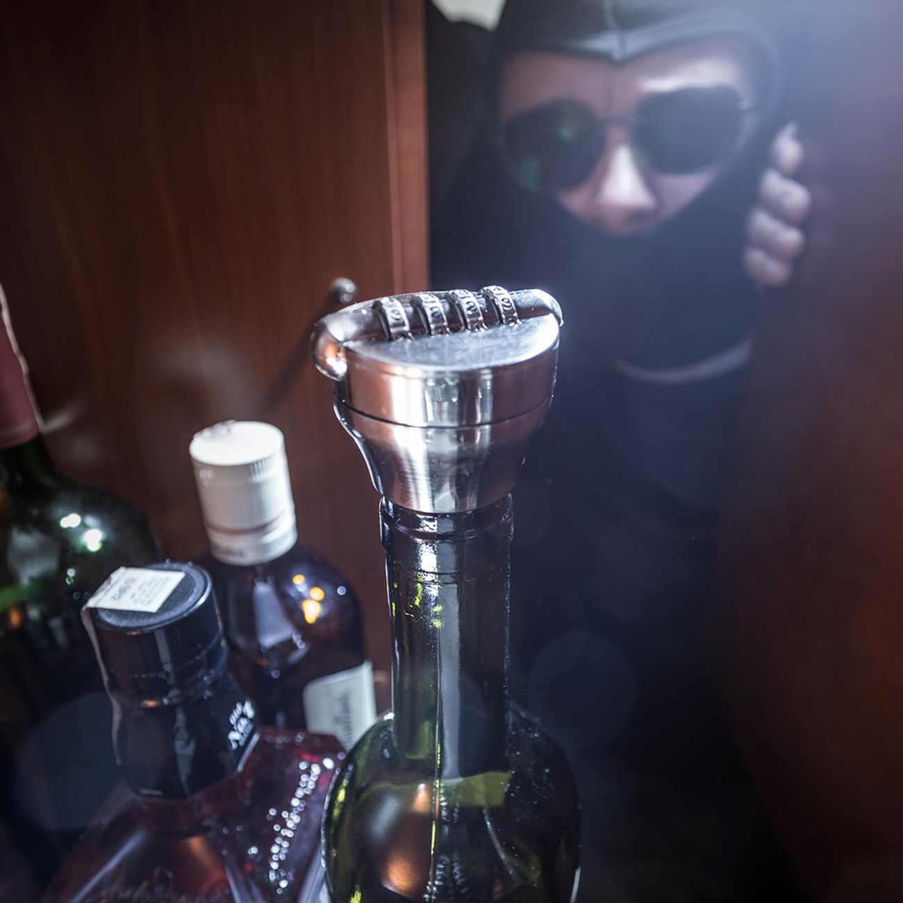 Flaskelås med Kodelås