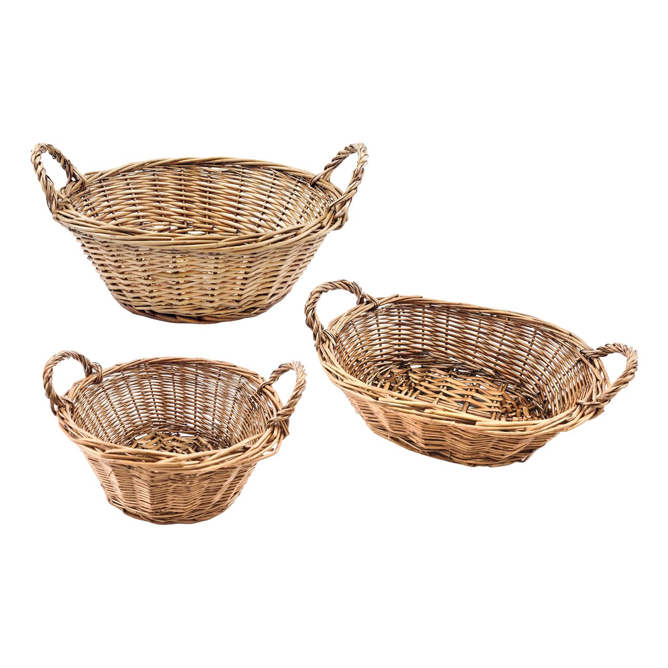 Flätad Korg med Handtag