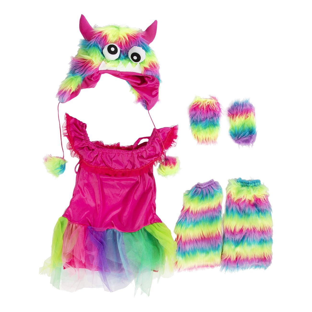 Fluffigt Monster Barn Maskeraddräkt