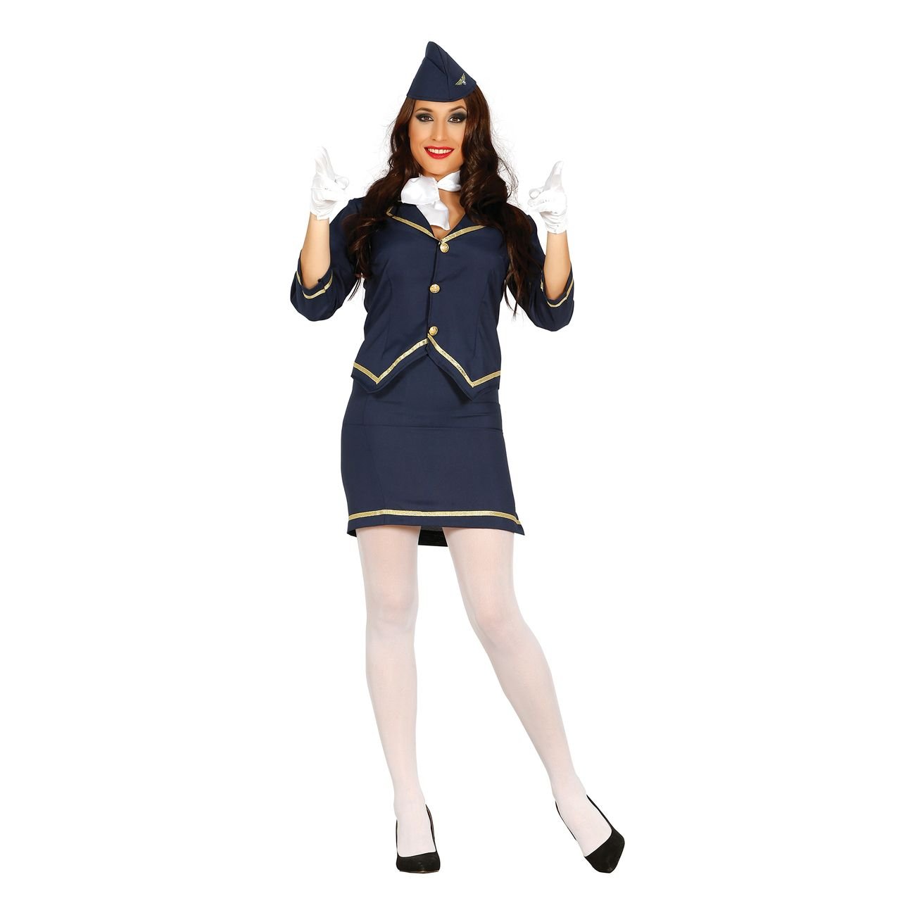 Flygvärdinna Maskeraddräkt