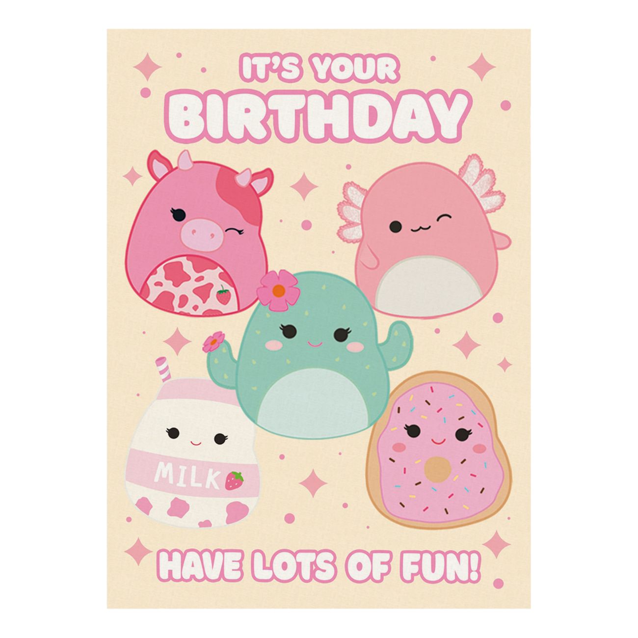 Födelsedagskort Squishmallows