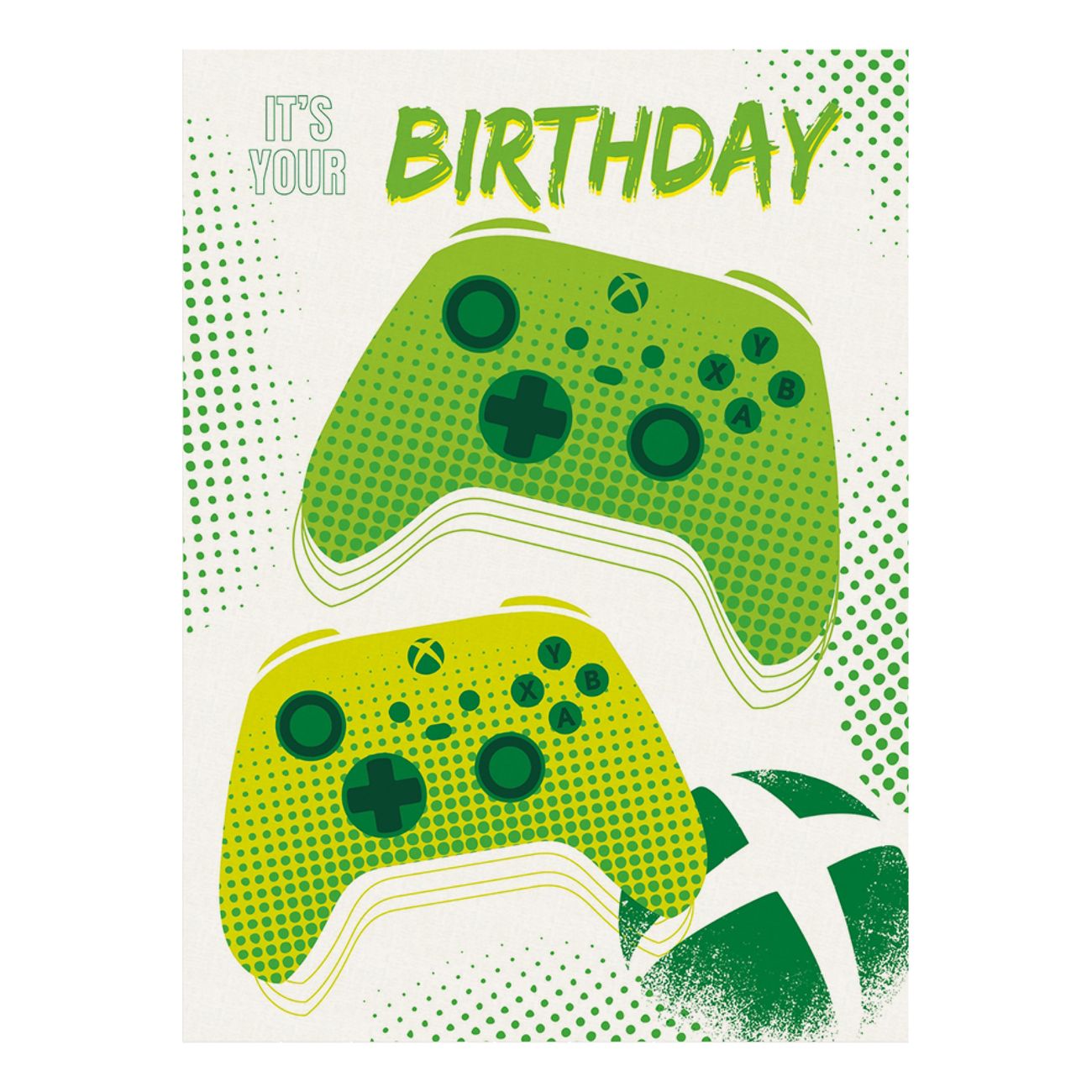 Födelsedagskort Xbox Kontroll