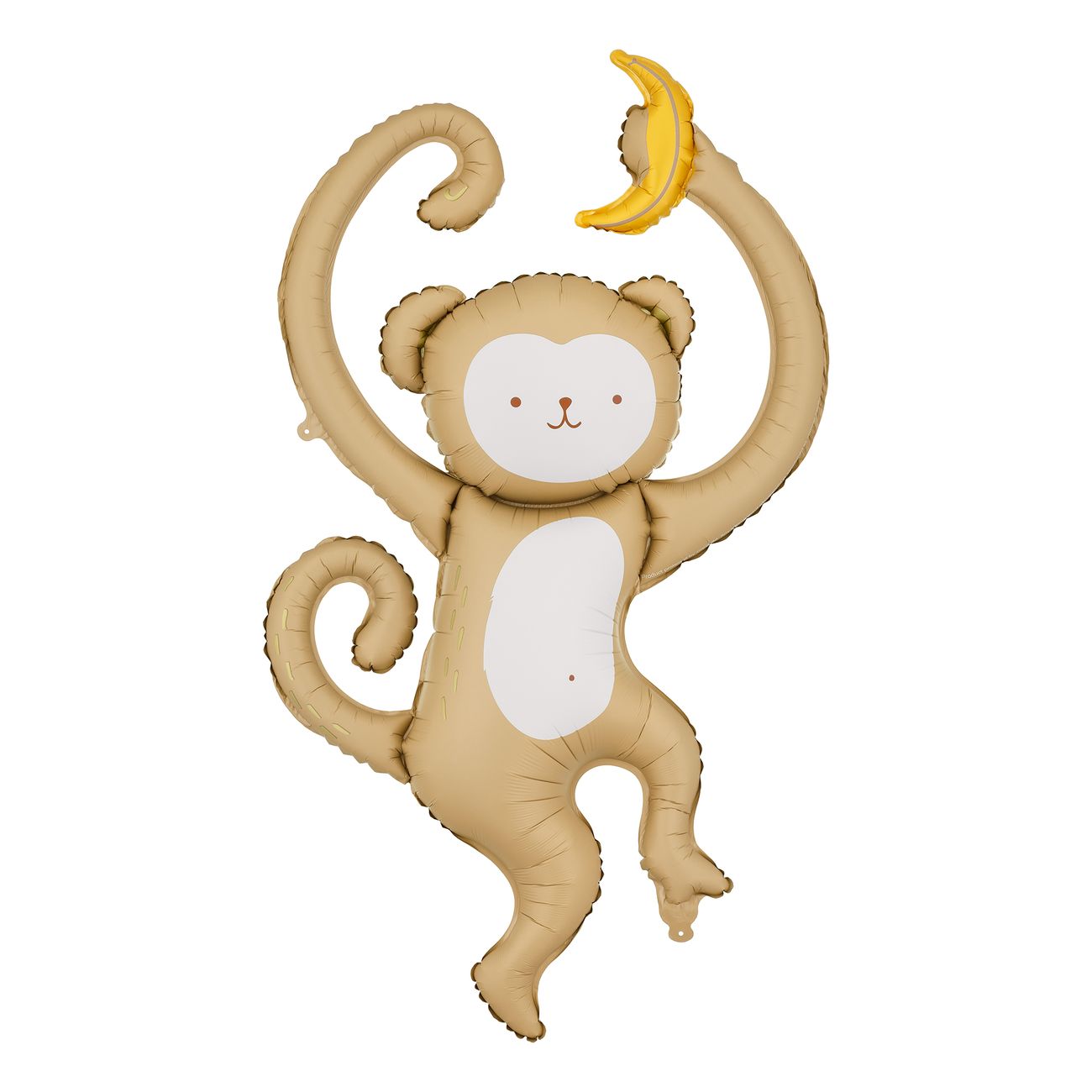 Folieballong Apa med Banan
