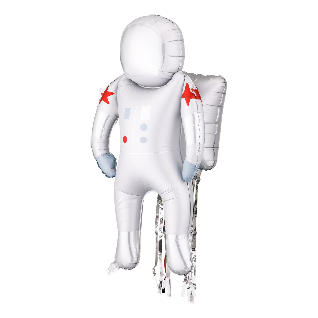 Folieballong Astronaut med Streamers