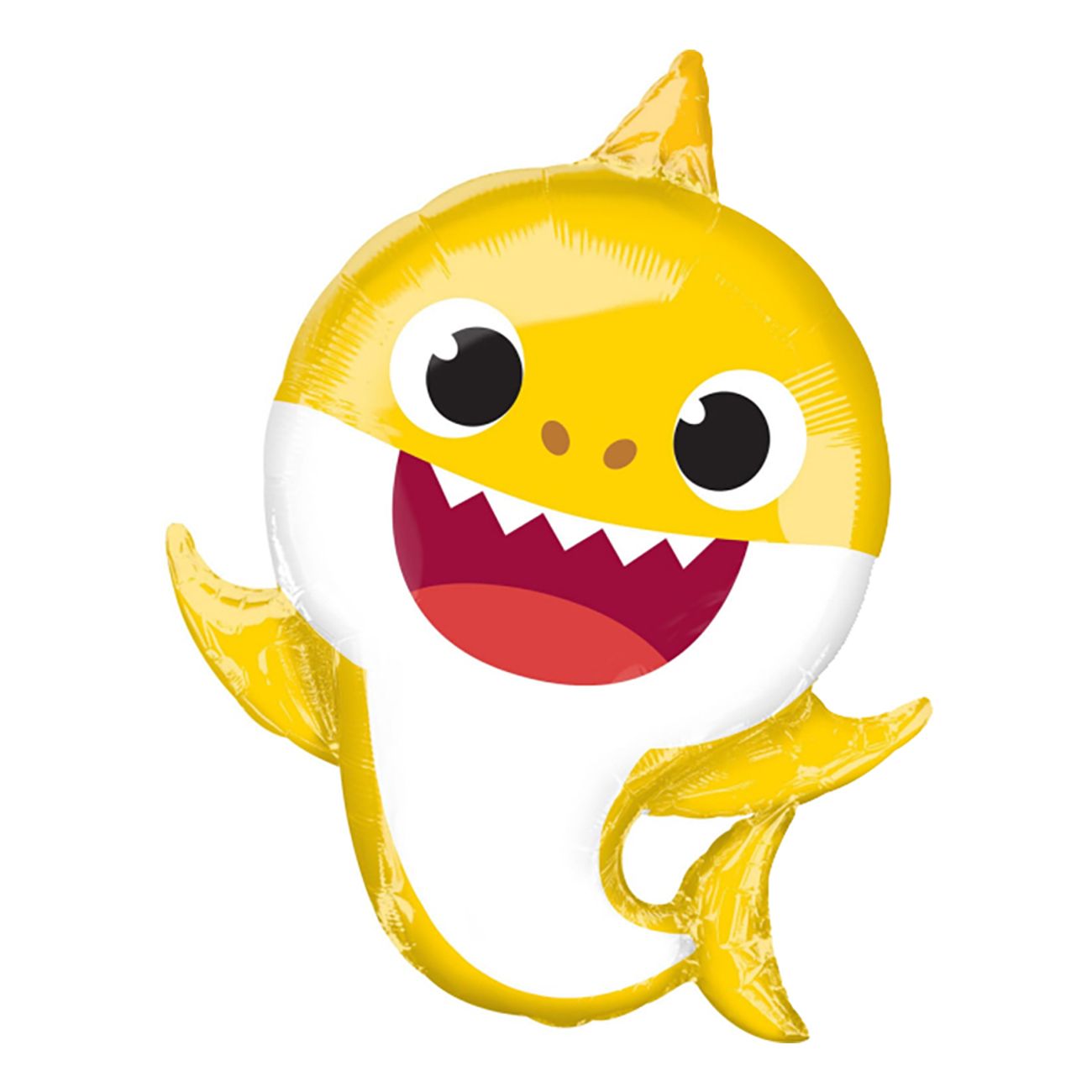 folieballong-baby-shark-gul-shape-79179-1