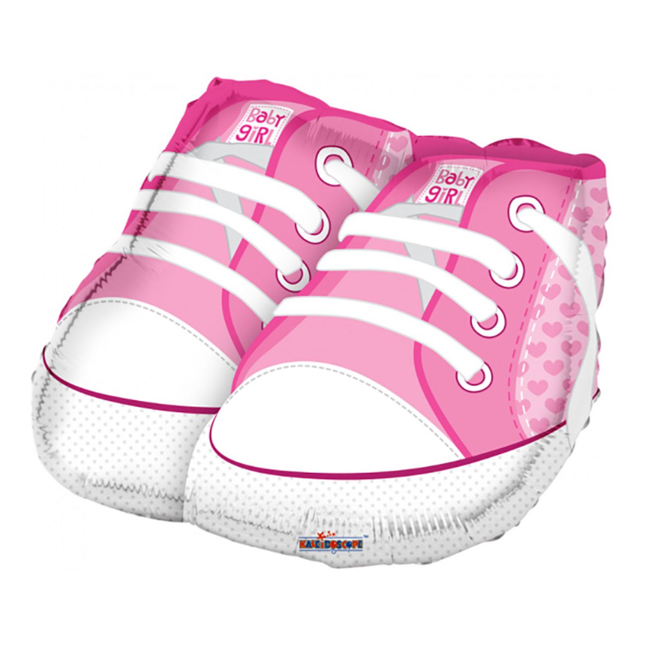 Folieballong Babyskor Rosa