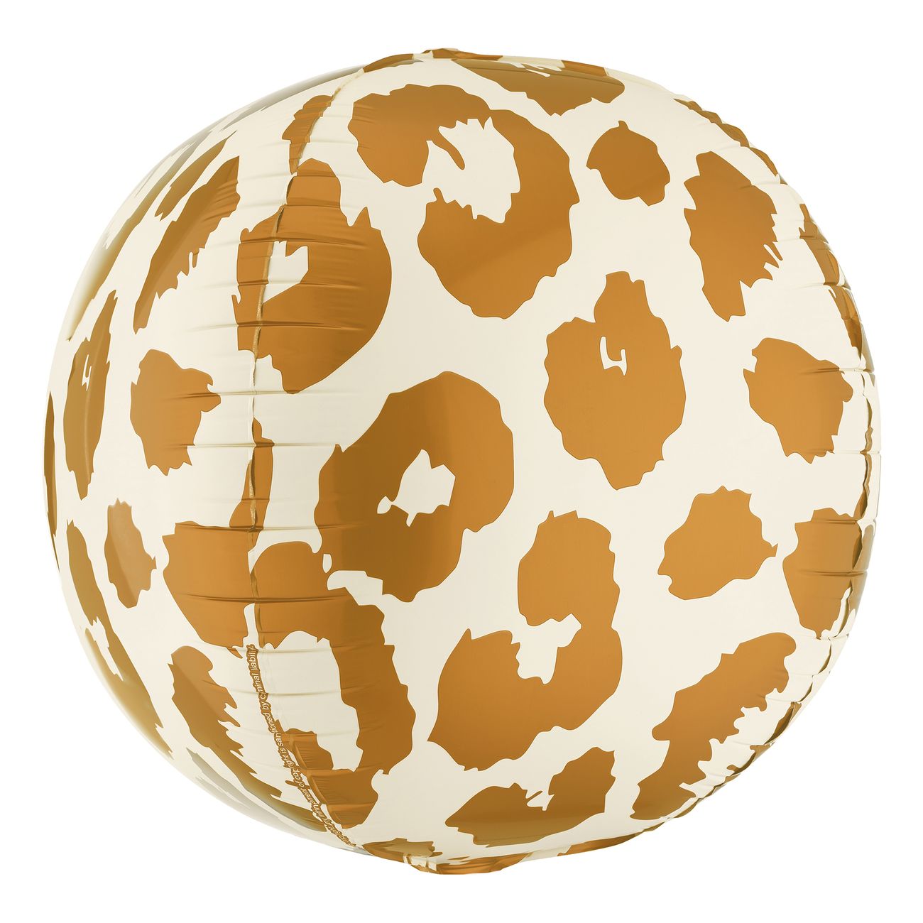 Folieballong Boll Leopardmönster Stor