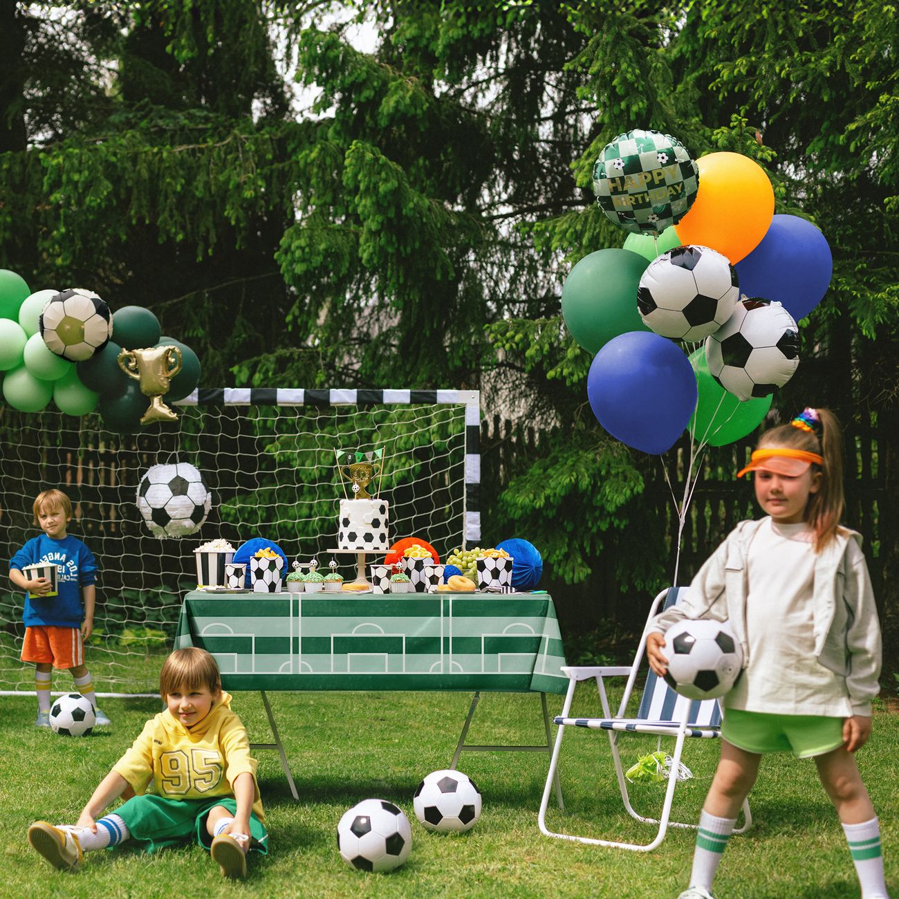 Folieballon Fodbold