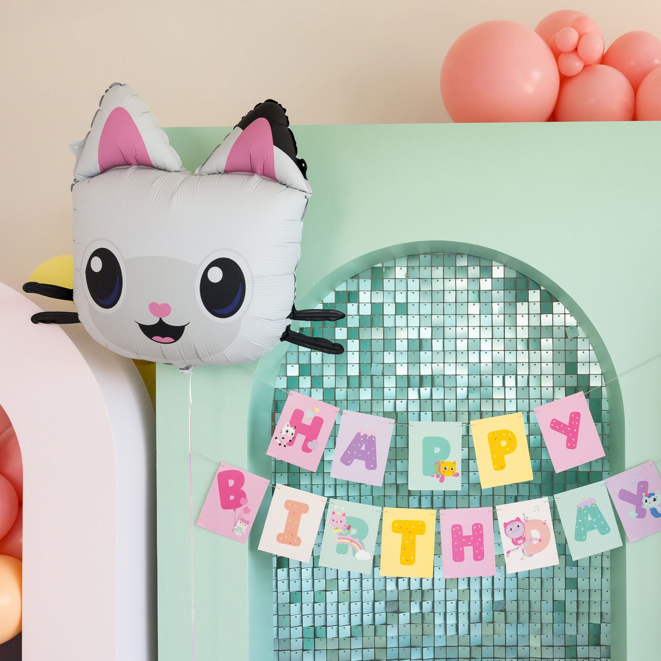 Folieballong Gabbys Dockskåp Pandy Paws