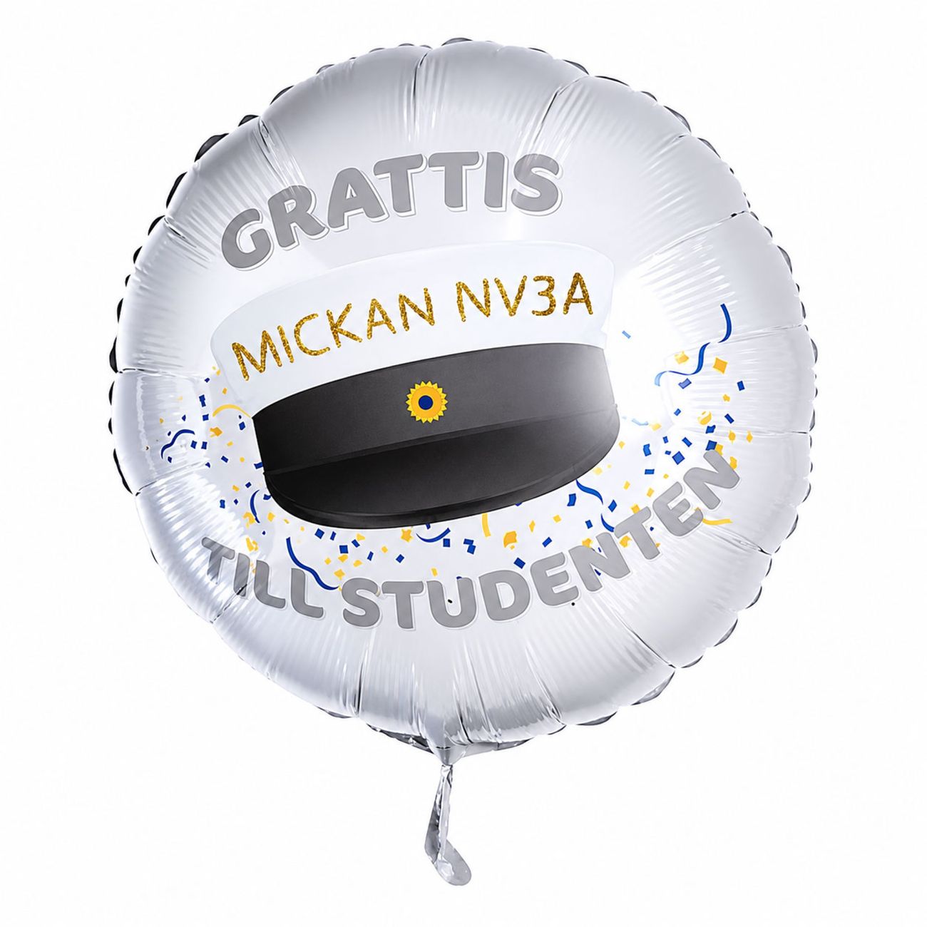 Folieballong Grattis Till Studenten
