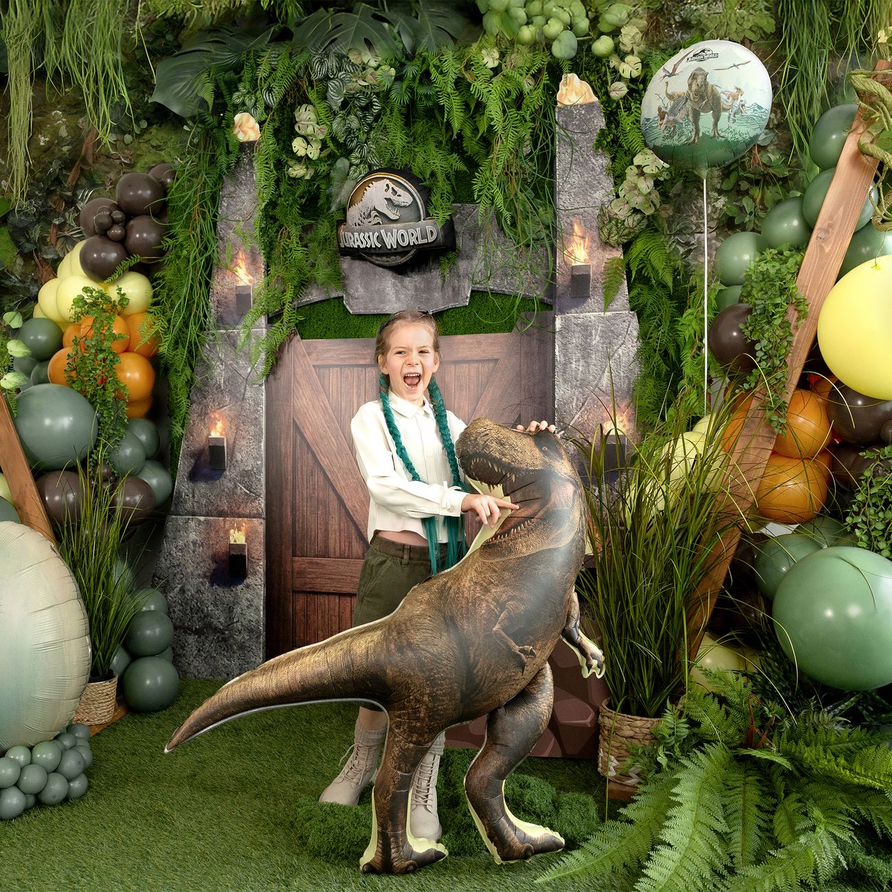 Folieballong Jurassic World T-Rex