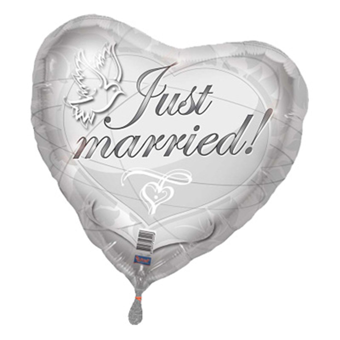 vand bekvemmelighed del Folieballon Just Married | Partykungen