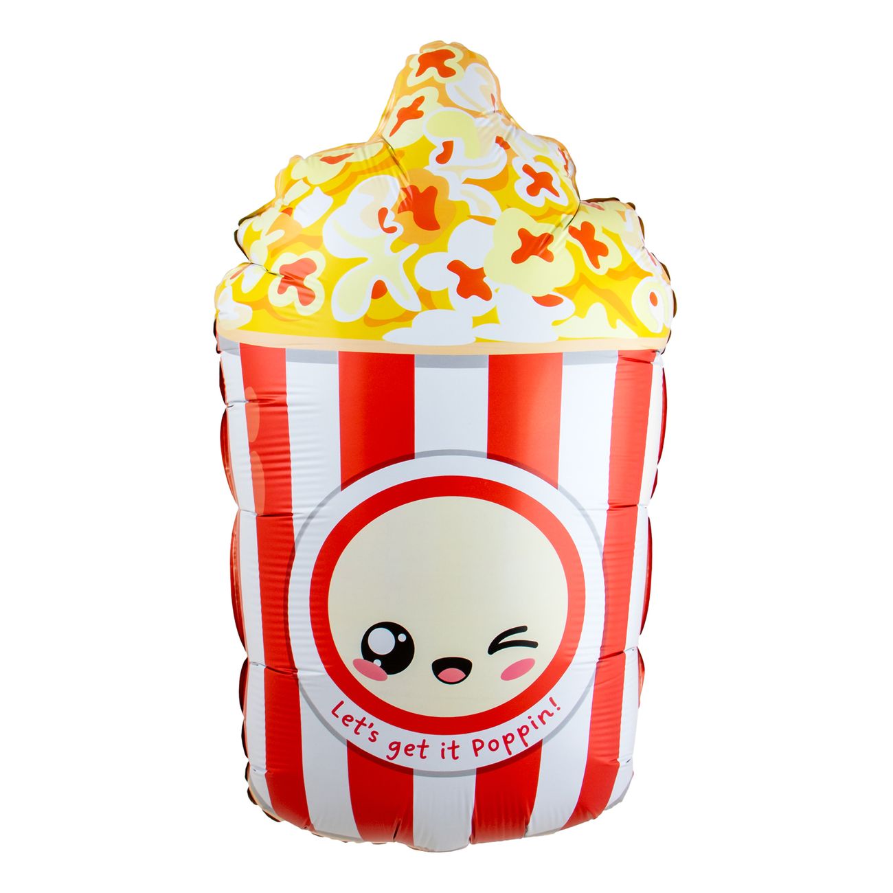 Folieballong Popcorn Kawaii