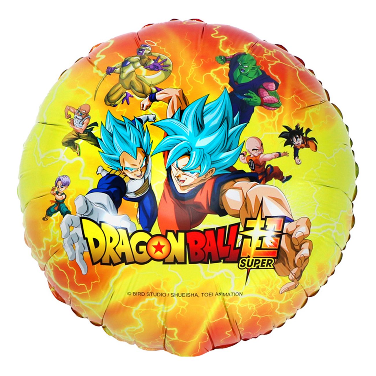Folieballong Rund Dragon Ball Super