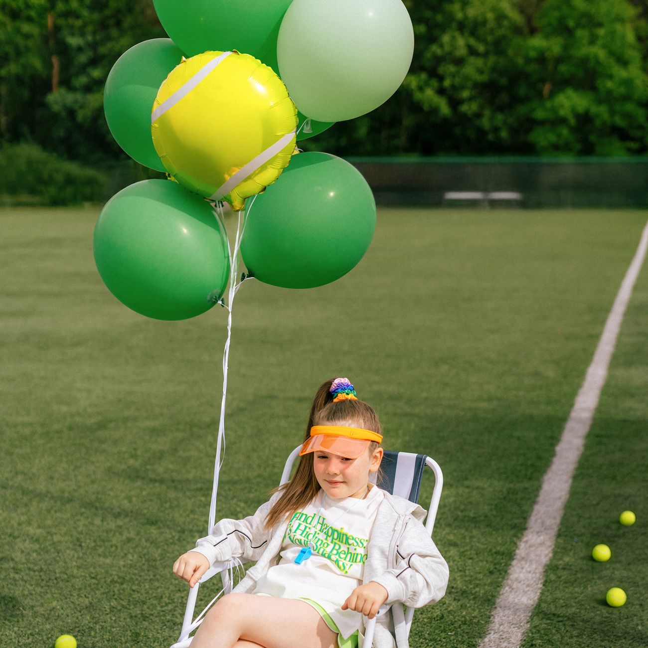 Folieballong Tennis