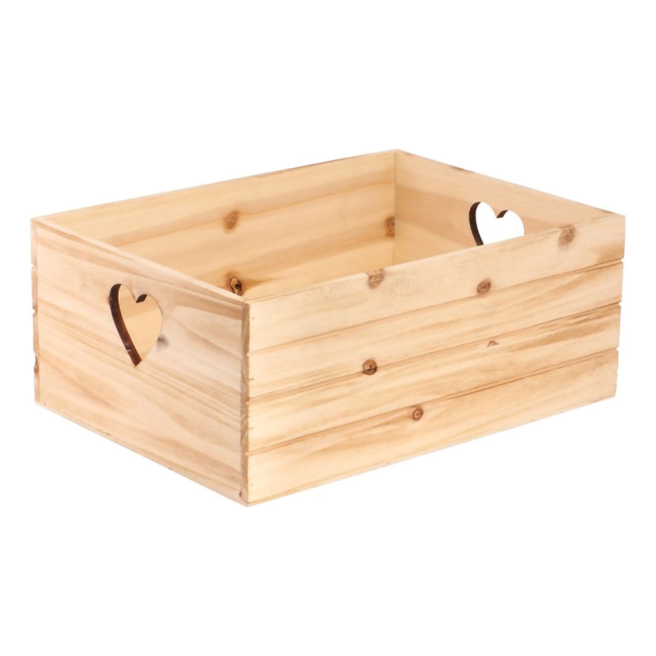Förvaringslådor i Trä med Hjärta