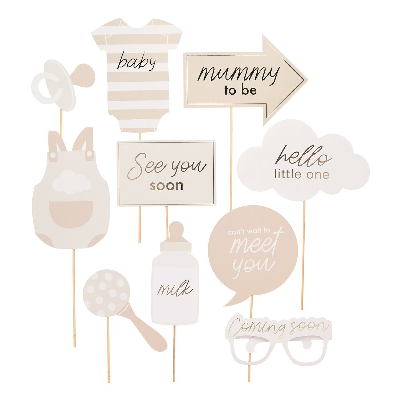 Fotoprops Baby Shower Hello Little One