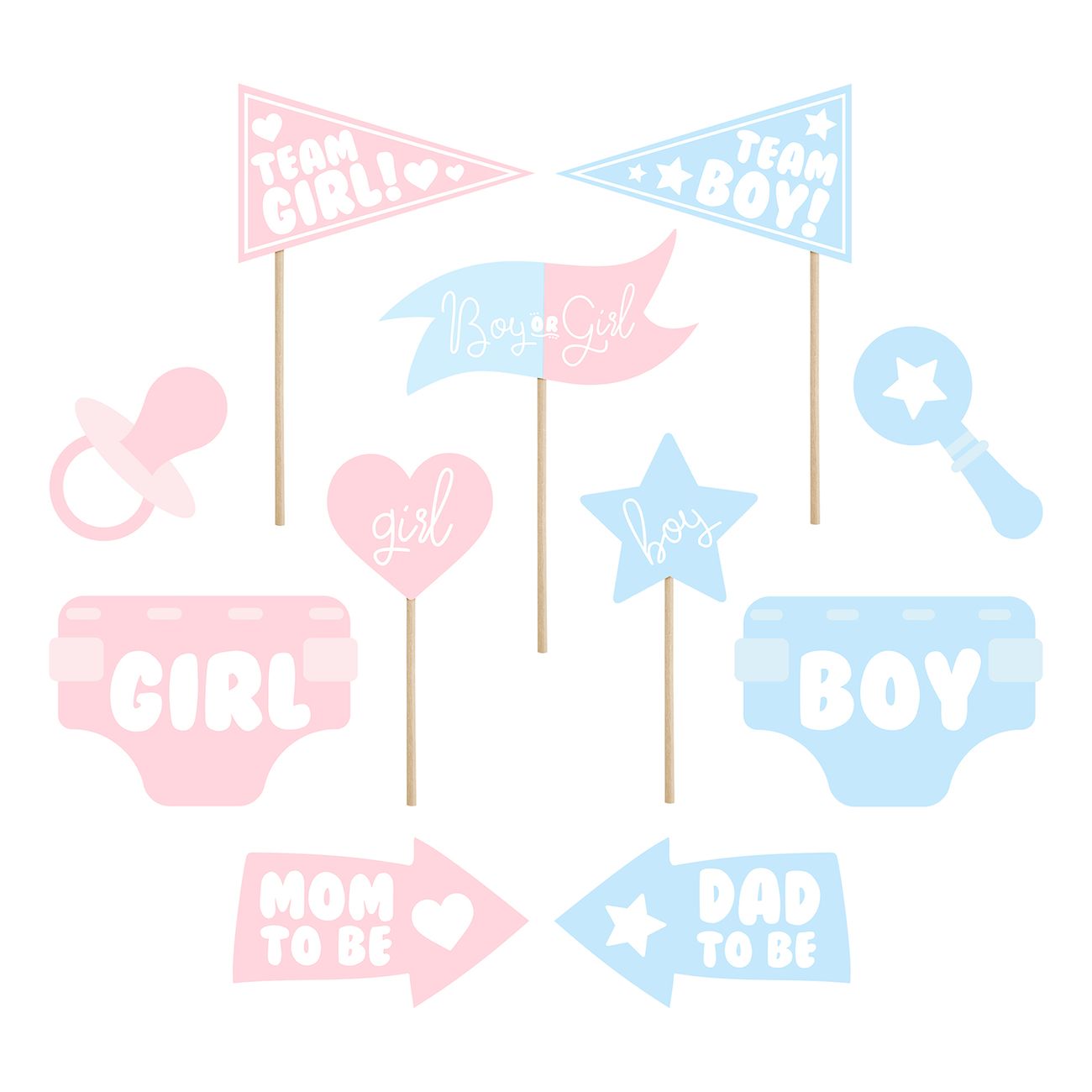 Fotoprops Gender Reveal