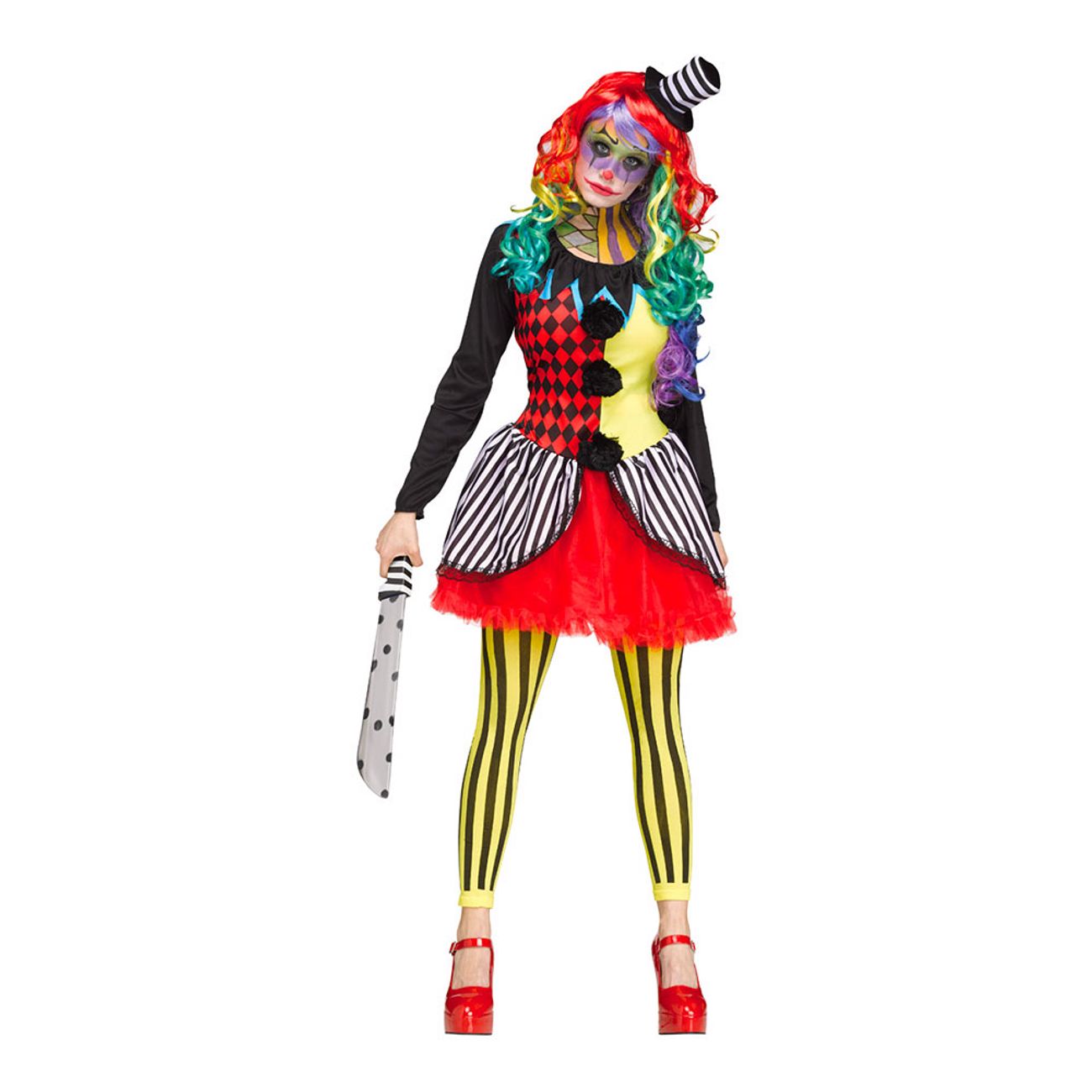 freakshow-clown-maskeraddrakt-1