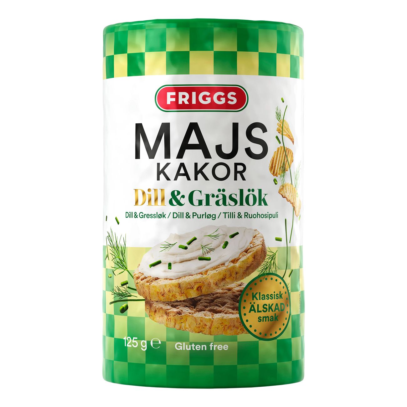 Friggs Majskakor Dill & Gräslök Storpack