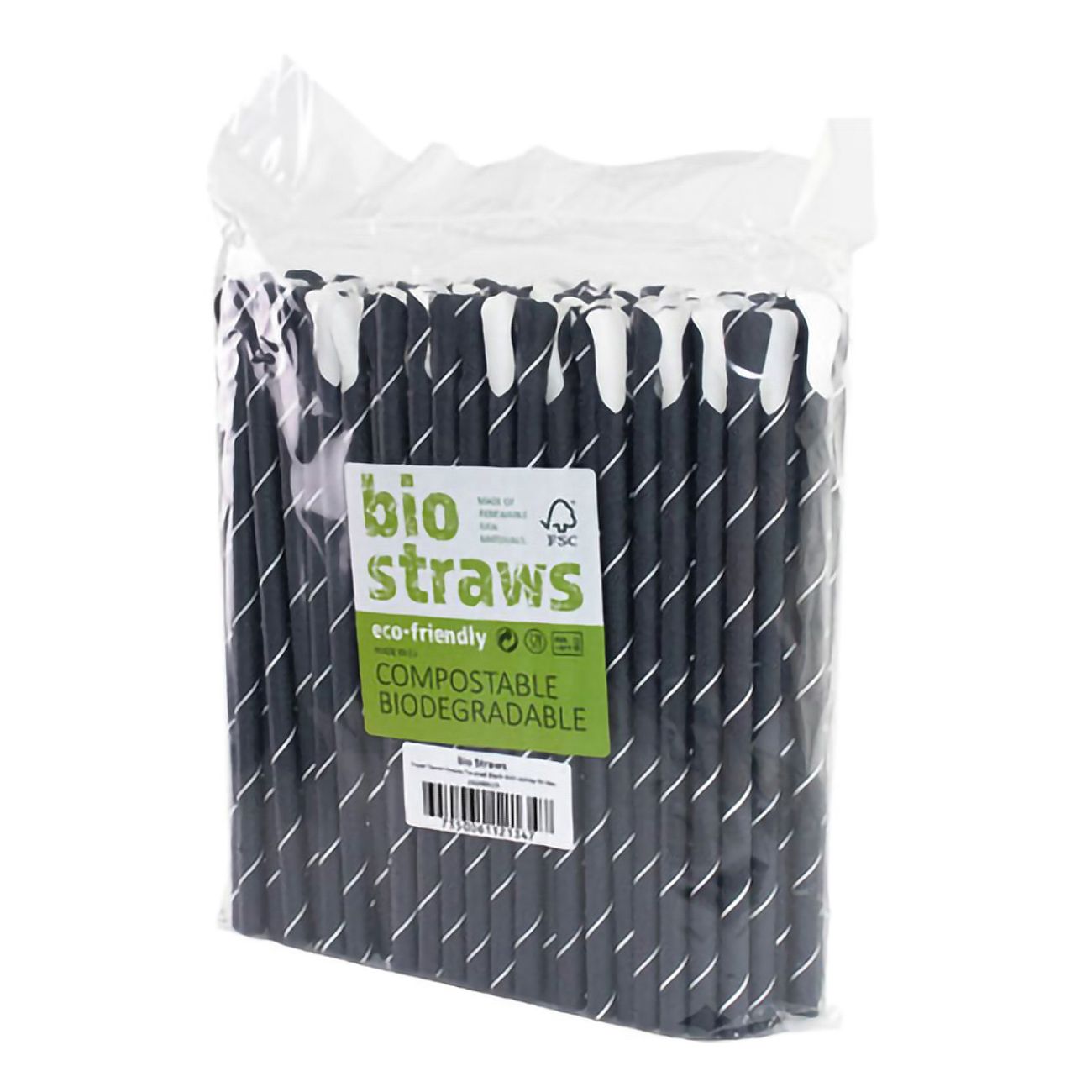 Fun Slush Papperssugrör med Sked