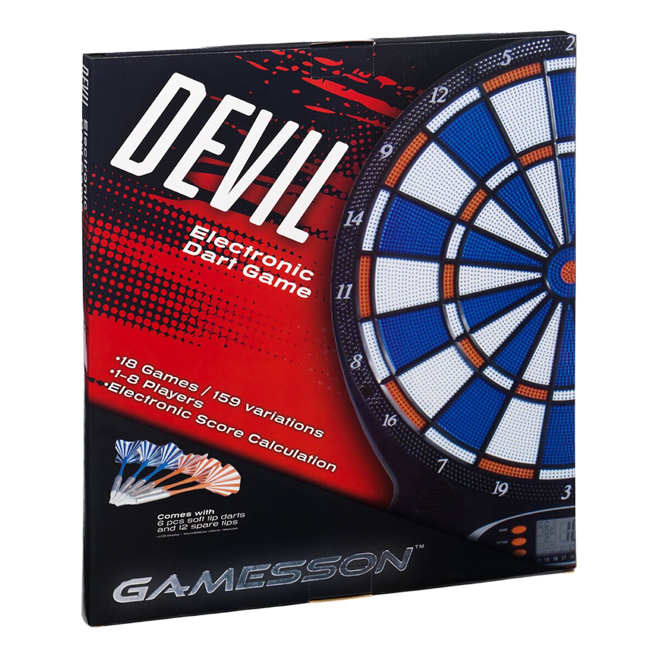Gamesson Elektronisk Darttavla Set