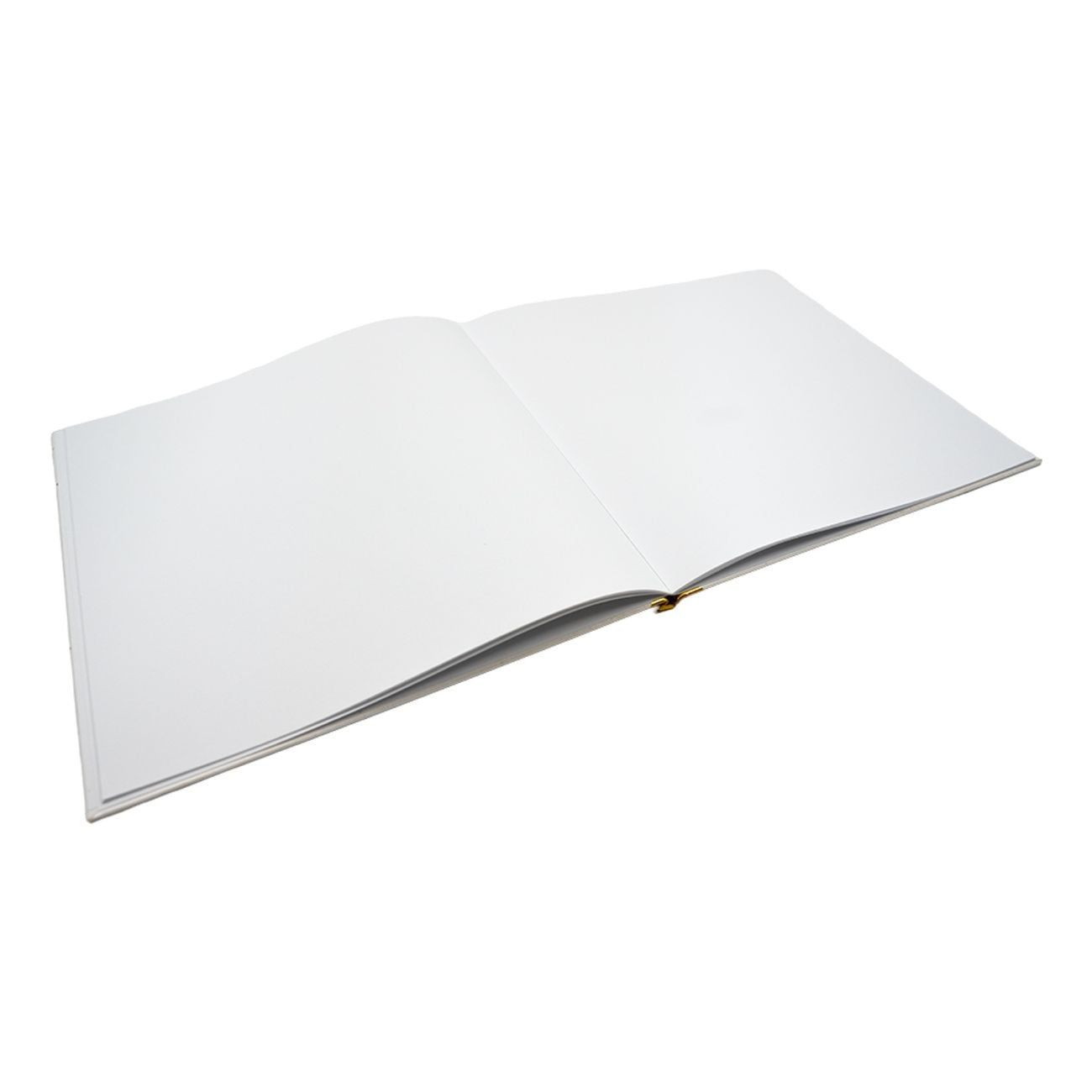 Gästbok 18 Vit/Guld