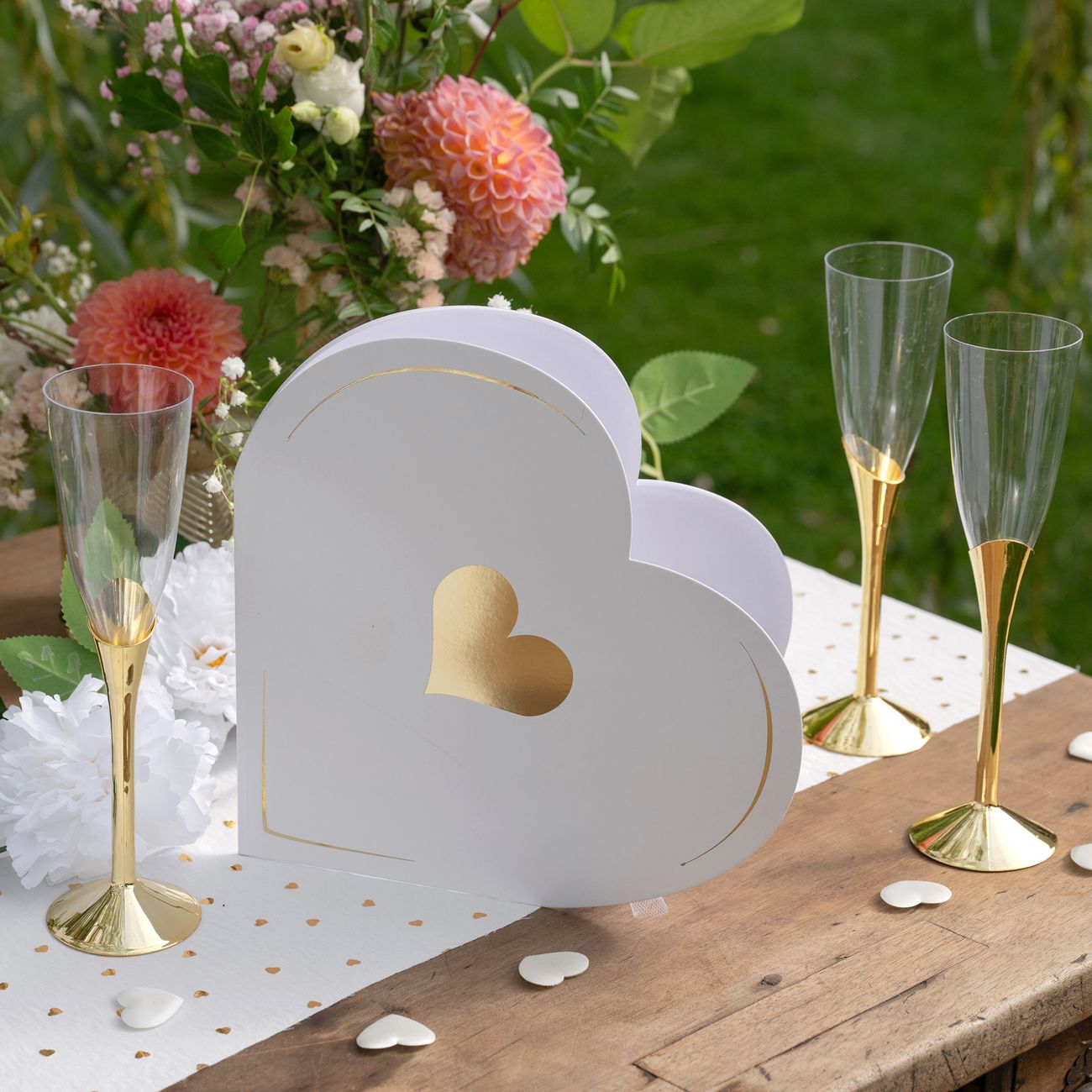 Gjestebok Hjerte Gull