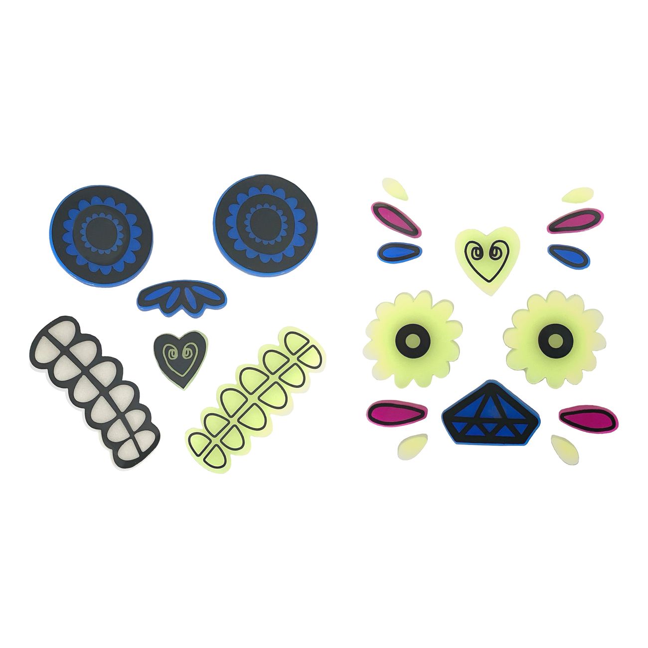 Gel Stickers til Græskar Day of the Dead
