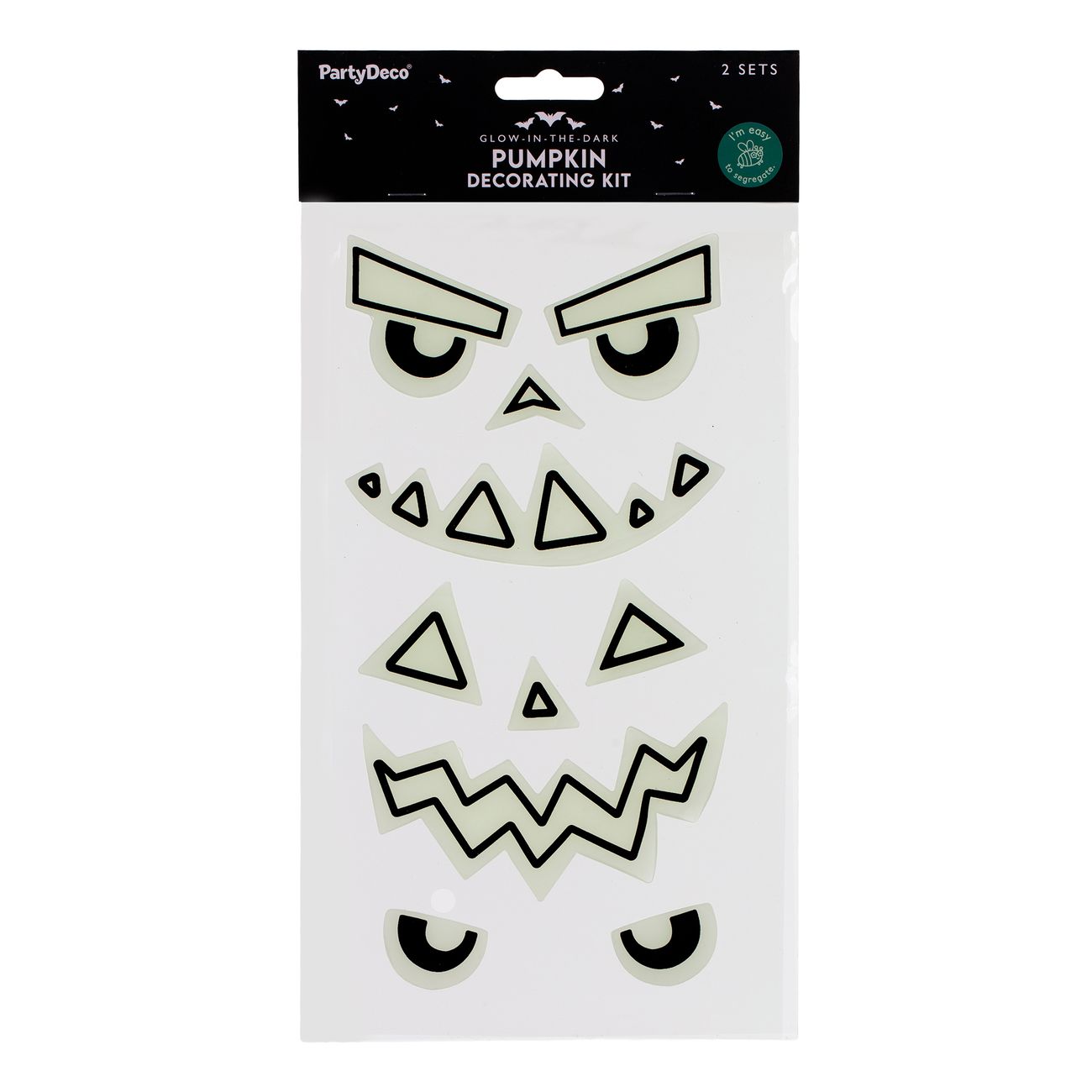 Gel Stickers til Græskar Glow in the Dark