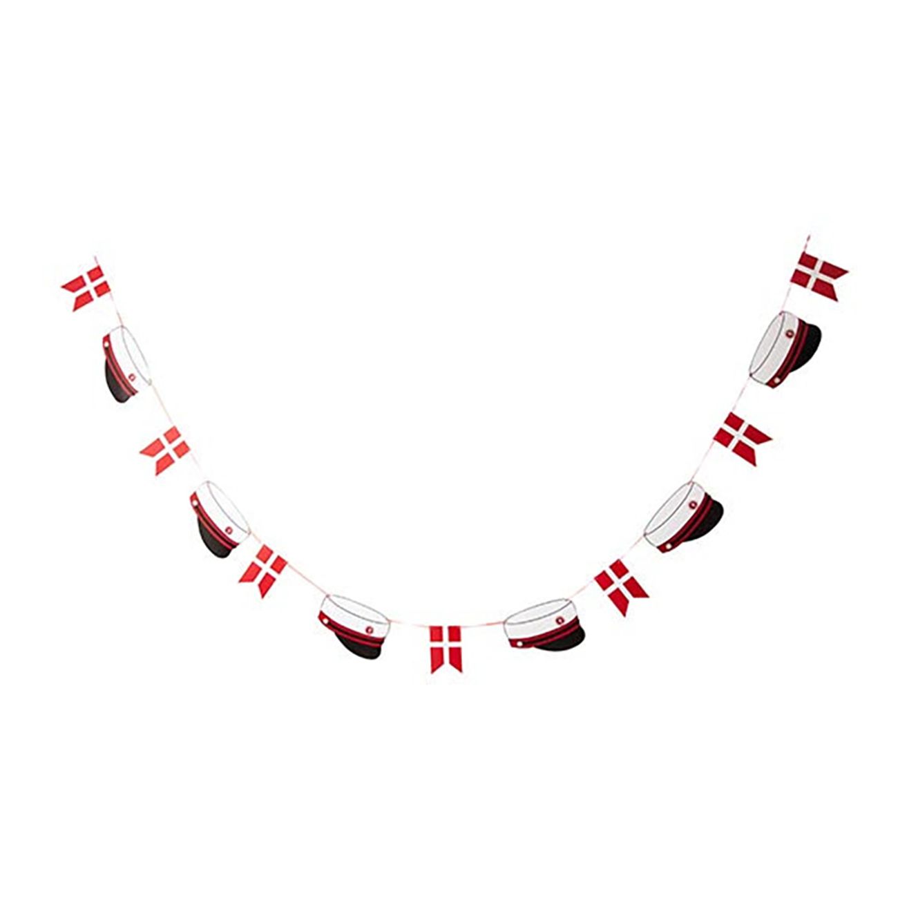 Guirlande Dansk Student Rød | Partyking