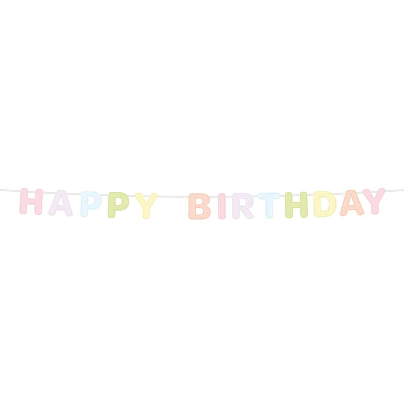 Girlang Happy Birthday Dreamy Pastel