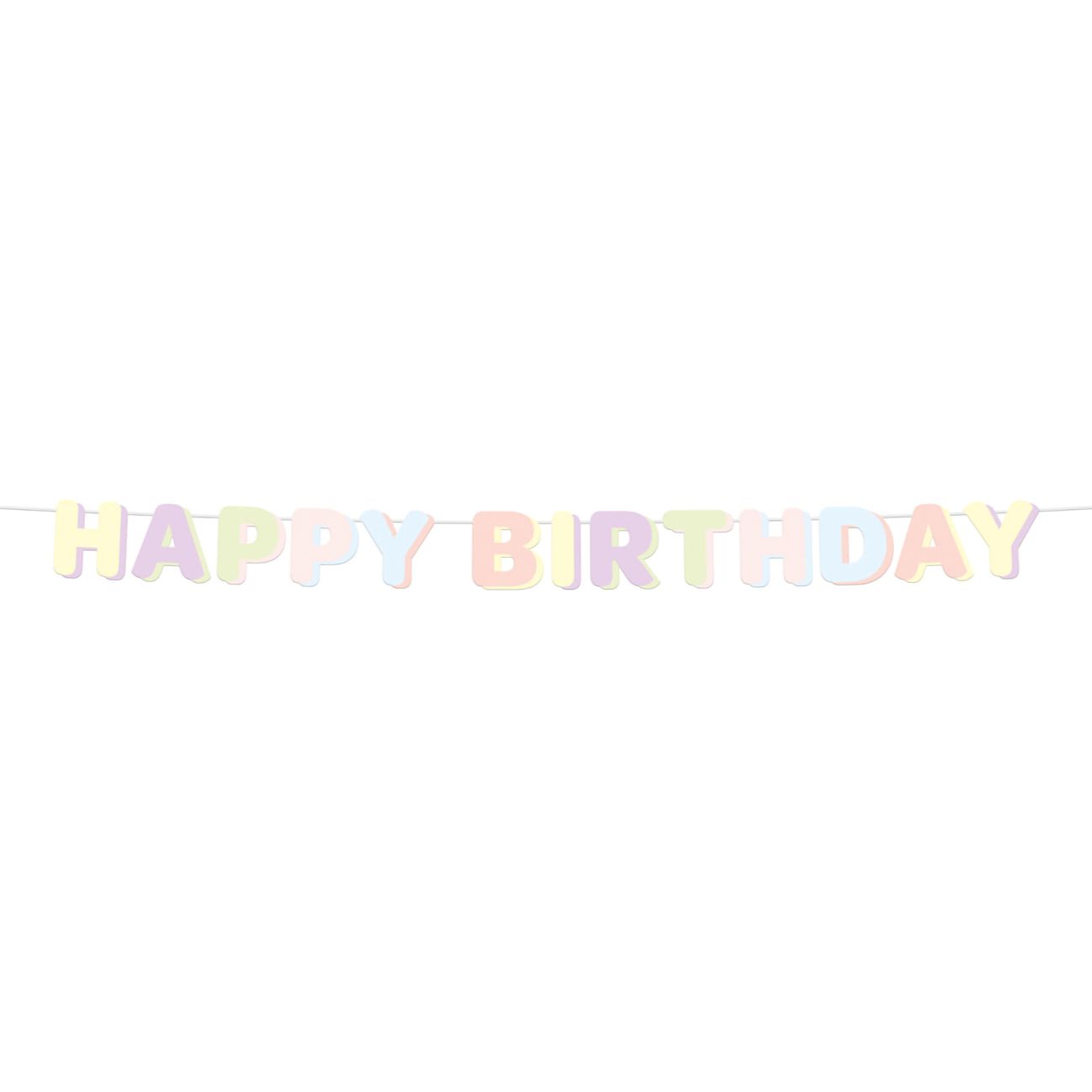 Girlang Happy Birthday Dreamy Pastel