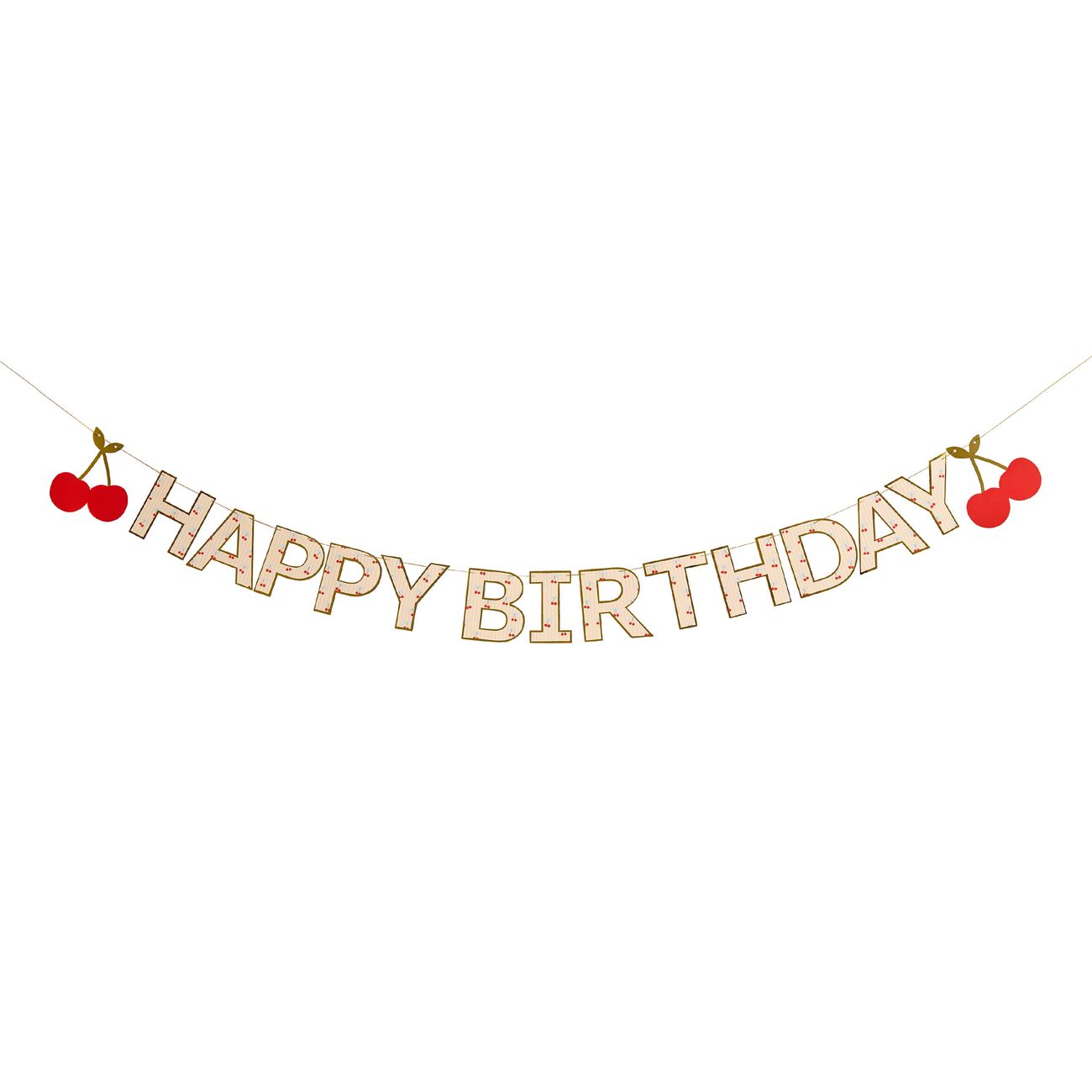Girlang Happy Birthday Körsbär