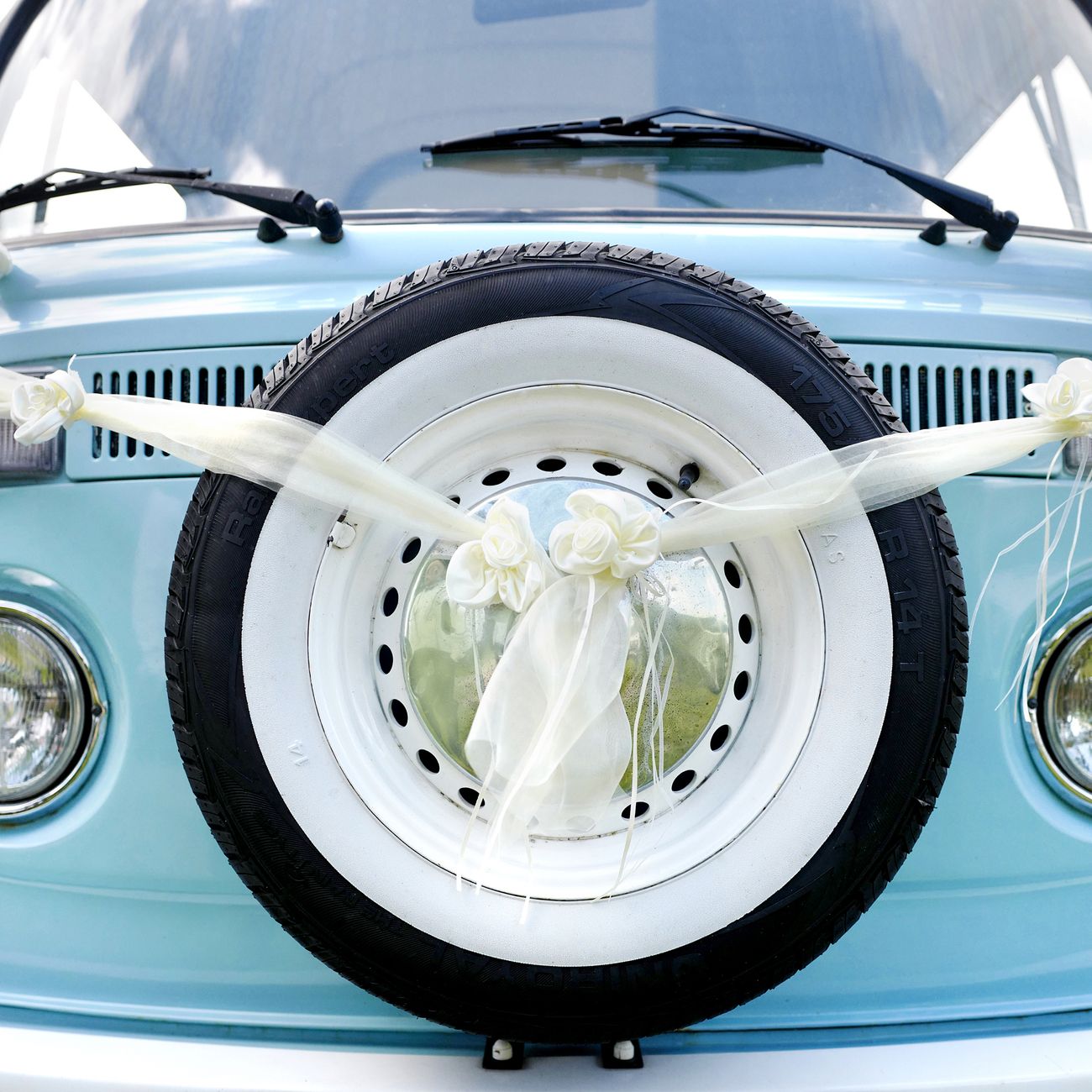 Girlang Organza Krämvit