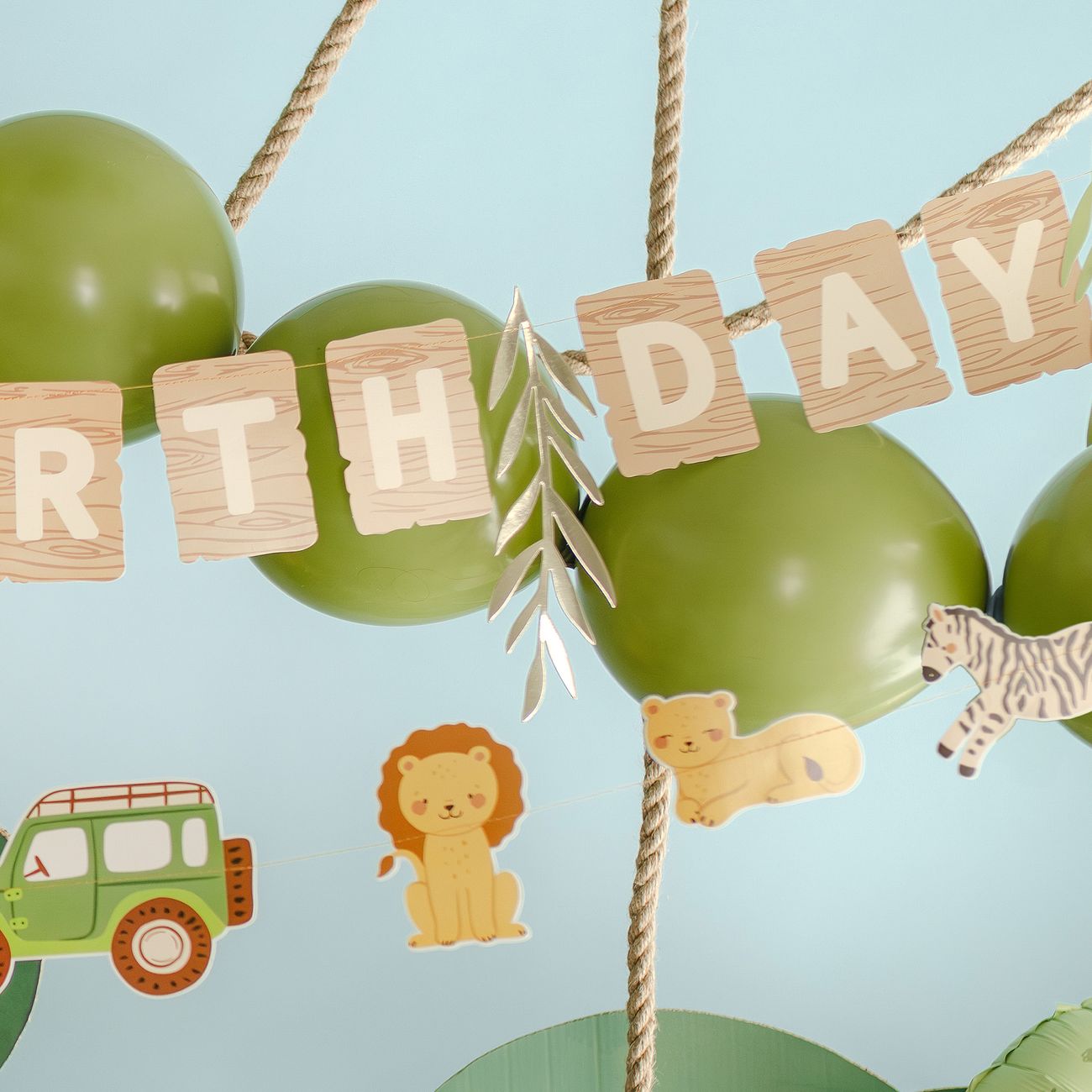 Girlanger Happy Birthday Safari Party