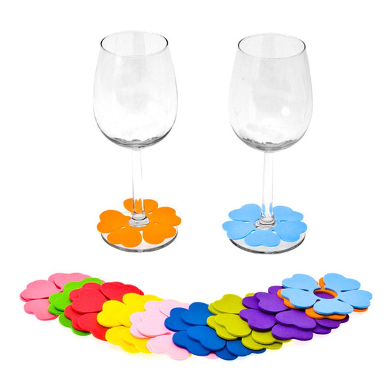 Glasmarkörer Blommor