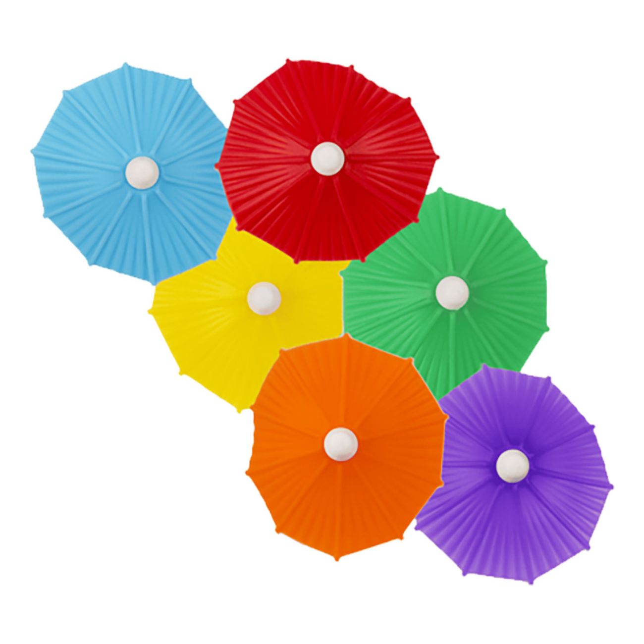 Glasmarkörer Paraply Flerfärgade