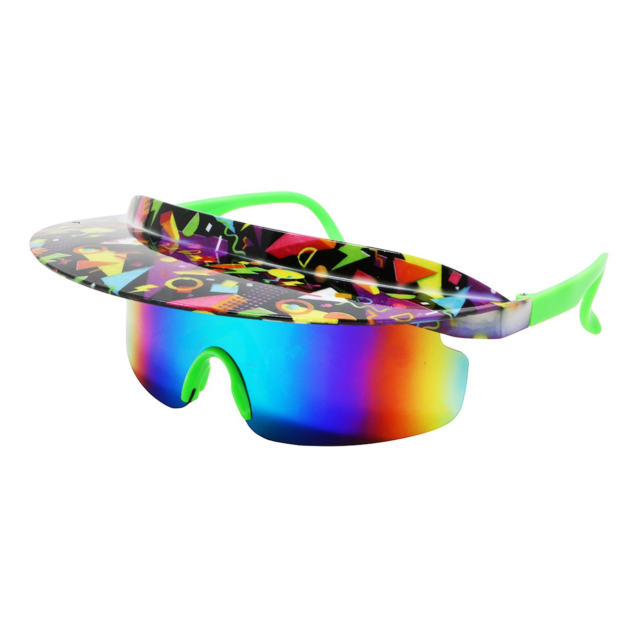 Glasögon 80's Svart/Lila