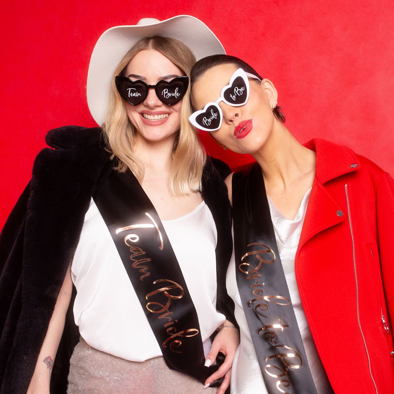 Glasögon Hjärta Team Bride